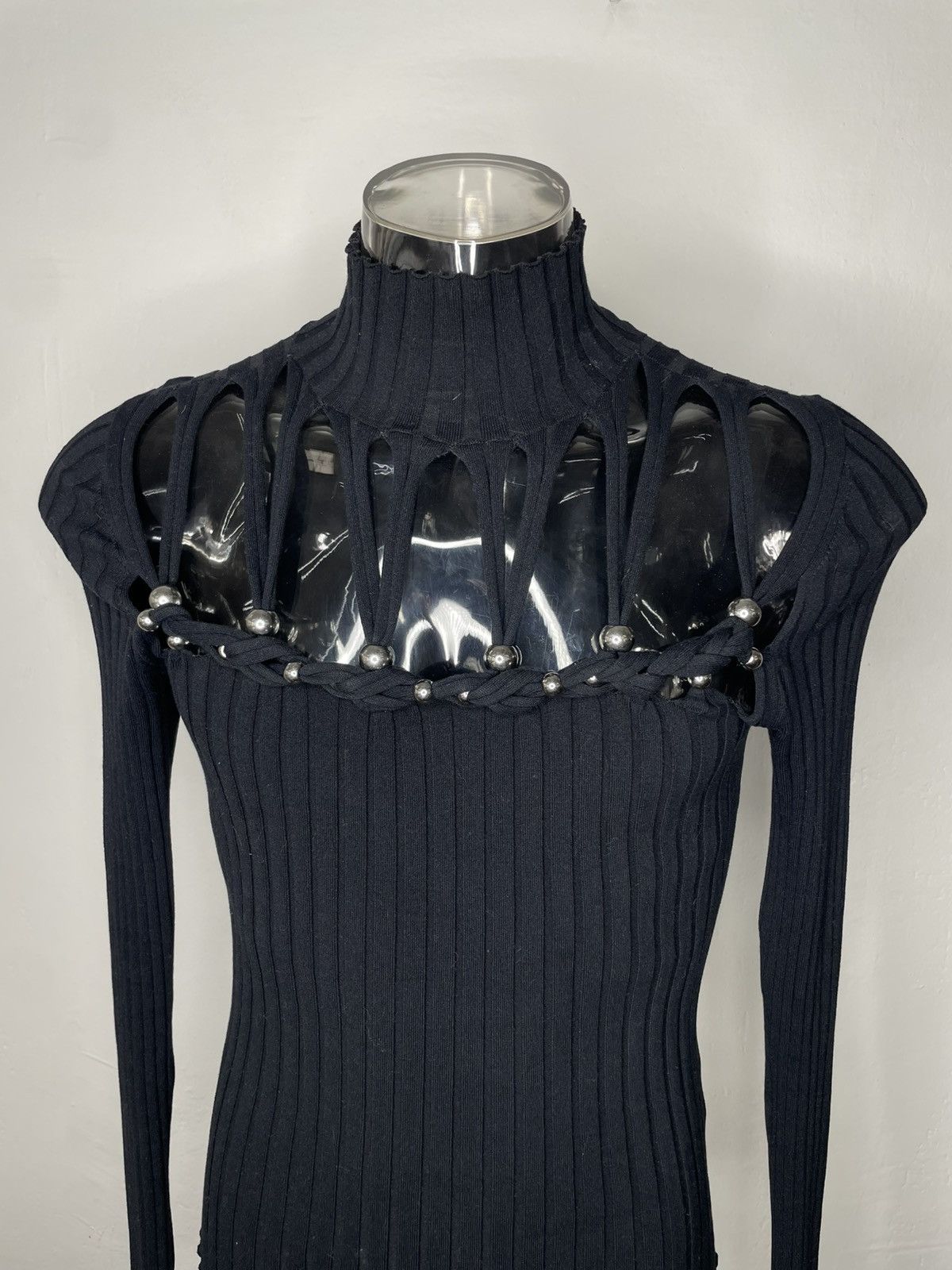 Dion Lee Dion Lee Beaded Knit Top Size M / US 6-8 / IT 42-44 - 2 Thumbnail