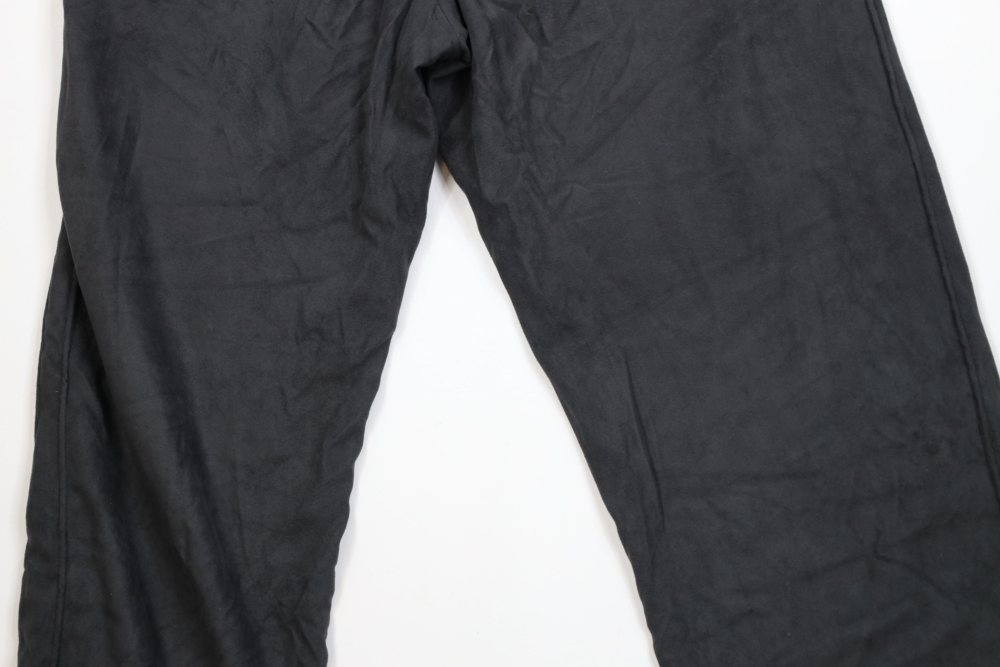 Adidas Vintage Y2K 2003 Adidas Lined Wide Leg Pants Dark Gray Size US 36 / EU 52 - 13 Thumbnail