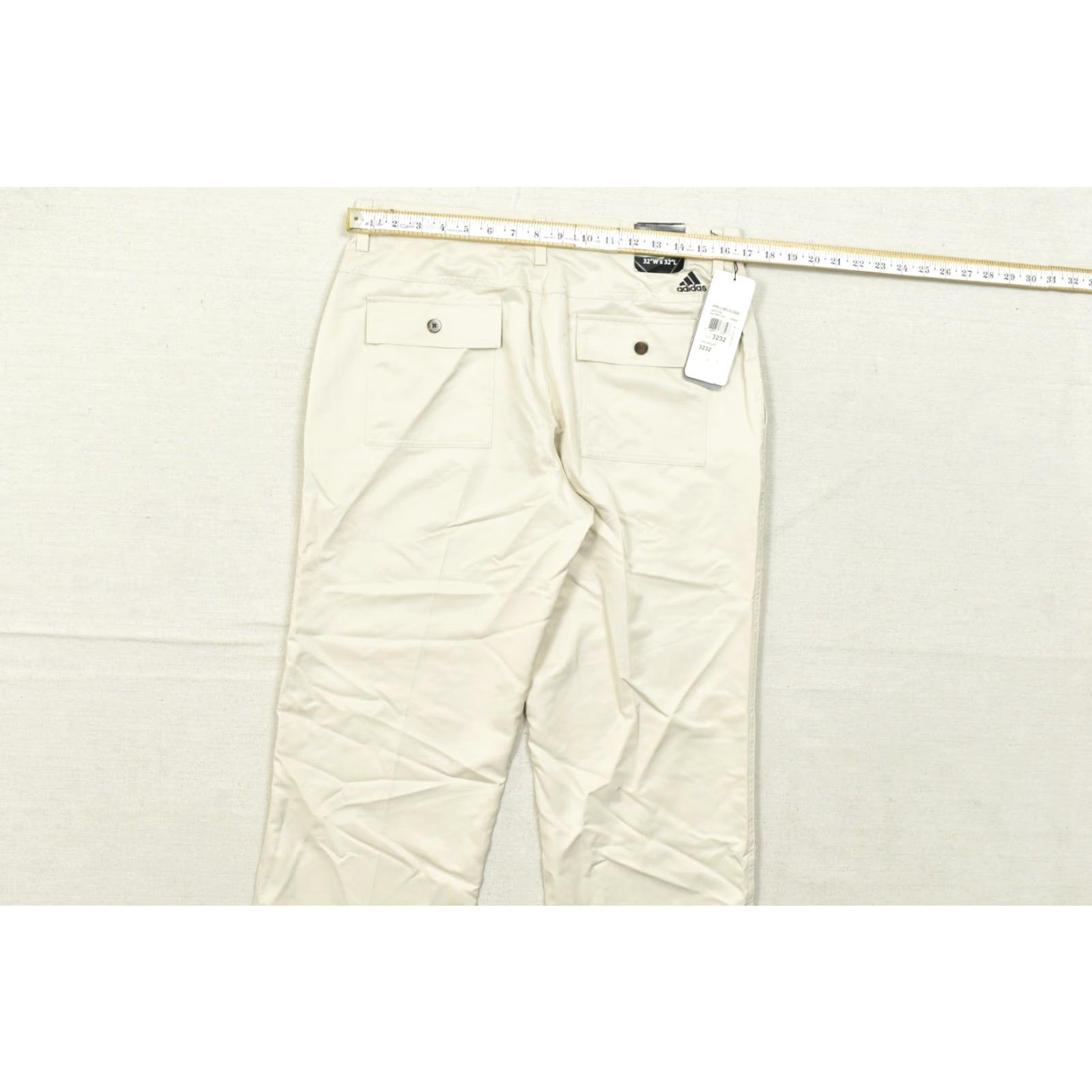 Adidas Adidas Golf Climalite Pants Men 32x32 Beige Chino Straight Front Jeans Style Logo New With Tags FPS12-M012LOGO Size US 32 / EU 48 - 4 Thumbnail