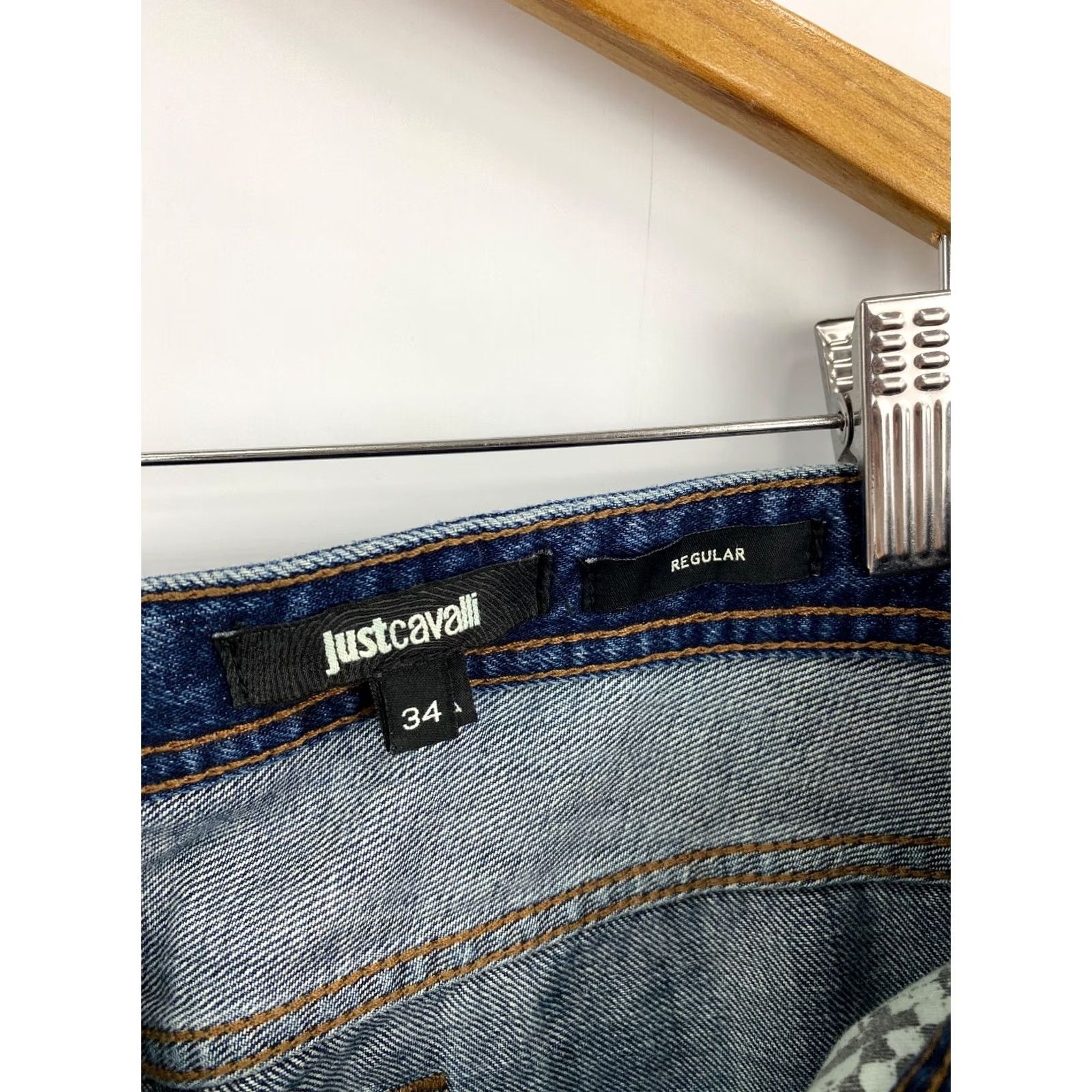 Just Cavalli Just Cavalli Jeans Rare Retro Hype Y2K size 34 color blue Men Size US 34 / EU 50 - 7 Thumbnail