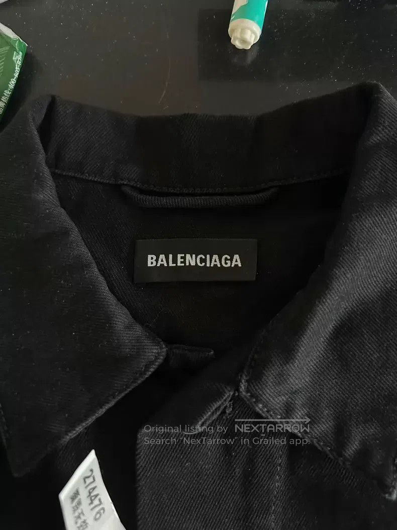 Balenciaga Balenciaga Black Crew Denim Size US M / EU 48-50 / 2 - 3 Thumbnail