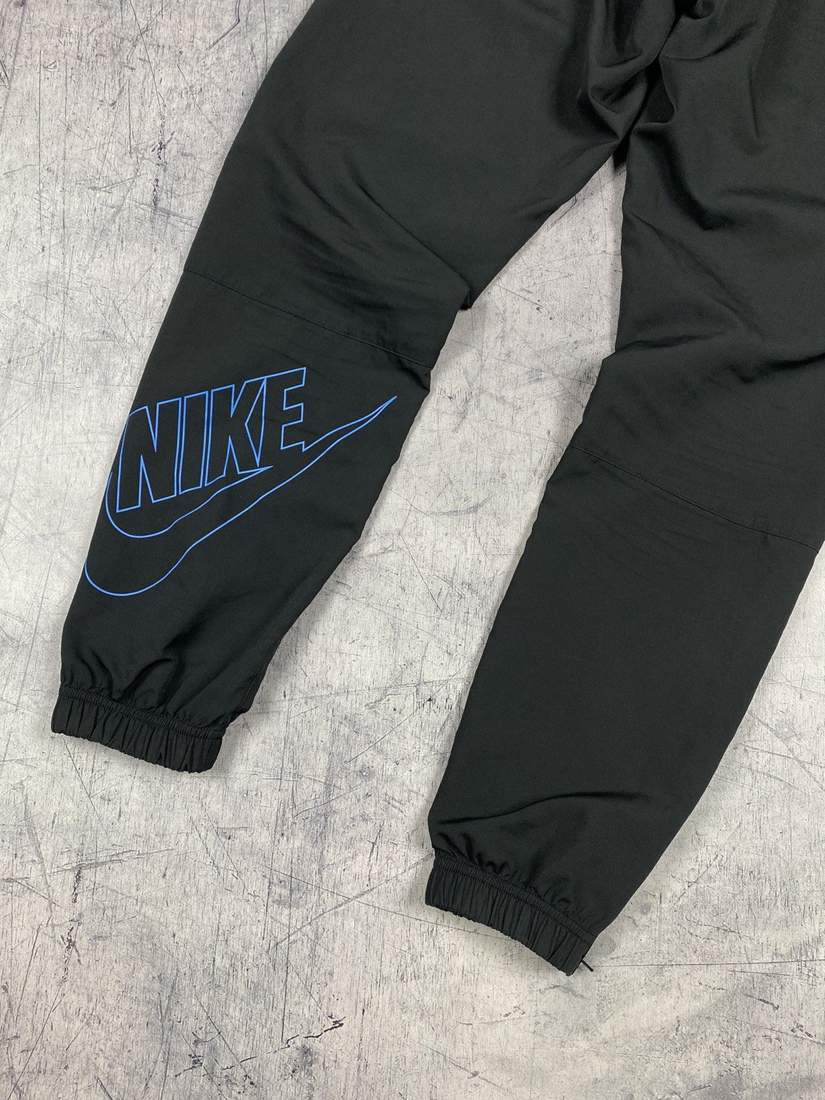 Nike × Vintage Vintage 00s Nike swoosh y2k nylon drill track pants Size US 31 - 5 Thumbnail