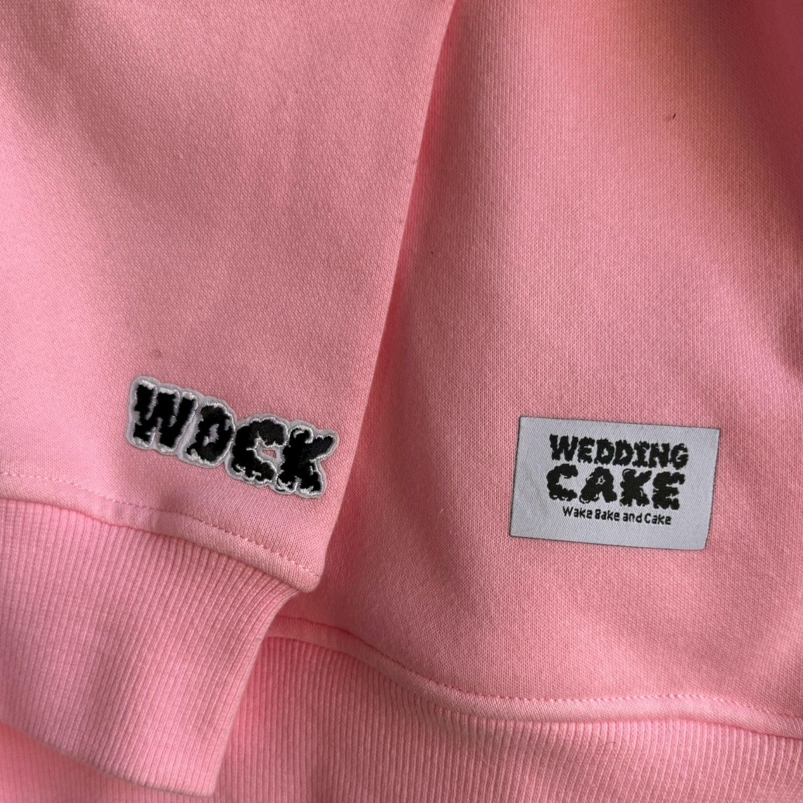 Other Wedding Cake Hoodie Pink Wake & Bake Weed Pullover Unisex L Size US L / EU 52-54 / 3 - 3 Thumbnail