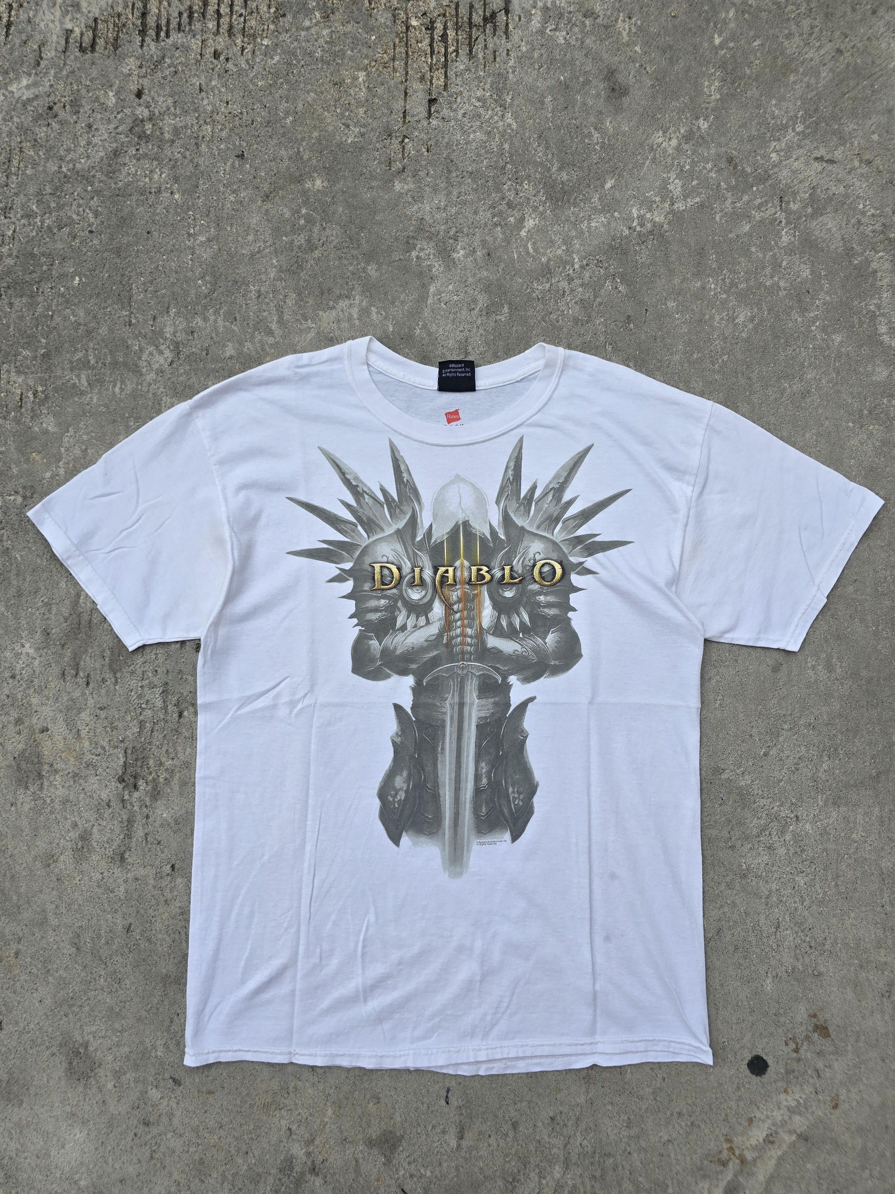 Hanes Diablo lll Tyrael Bowing Knight Y2K 2012 Size US L / EU 52-54 / 3 - 1 Thumbnail