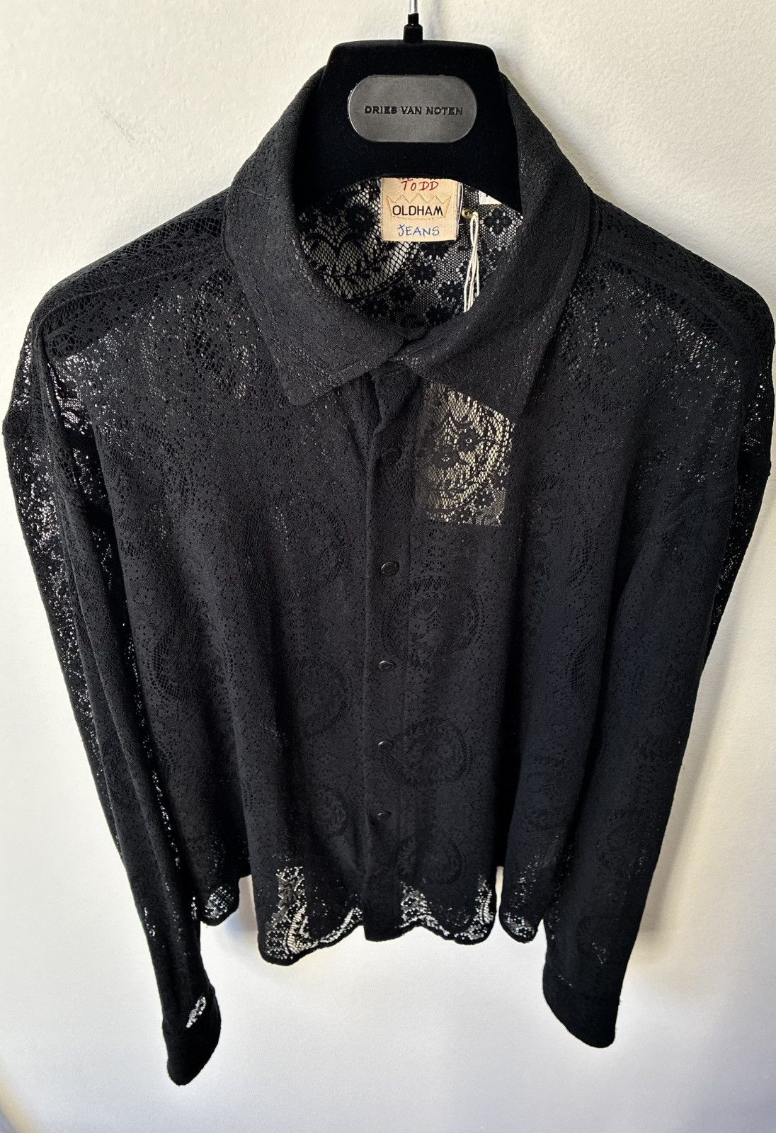 Todd Oldham Todd Oldham Vintage 1990’s Lace Snap Button Blouse Size M / US 6-8 / IT 42-44 - 23 Thumbnail