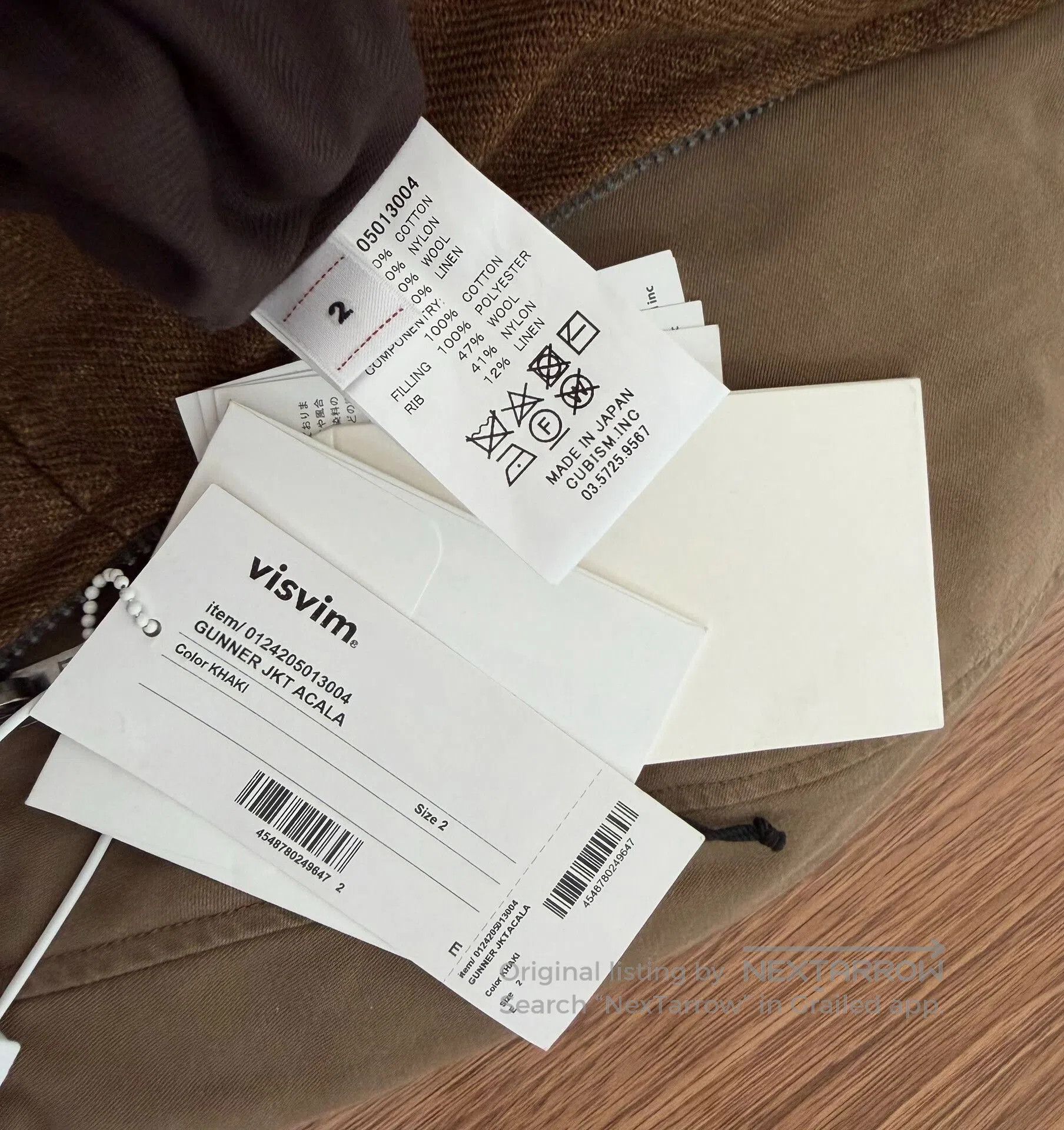 Visvim VISVIM Gunner Jacket Acala Khaki. Size US M / EU 48-50 / 2 - 4 Thumbnail