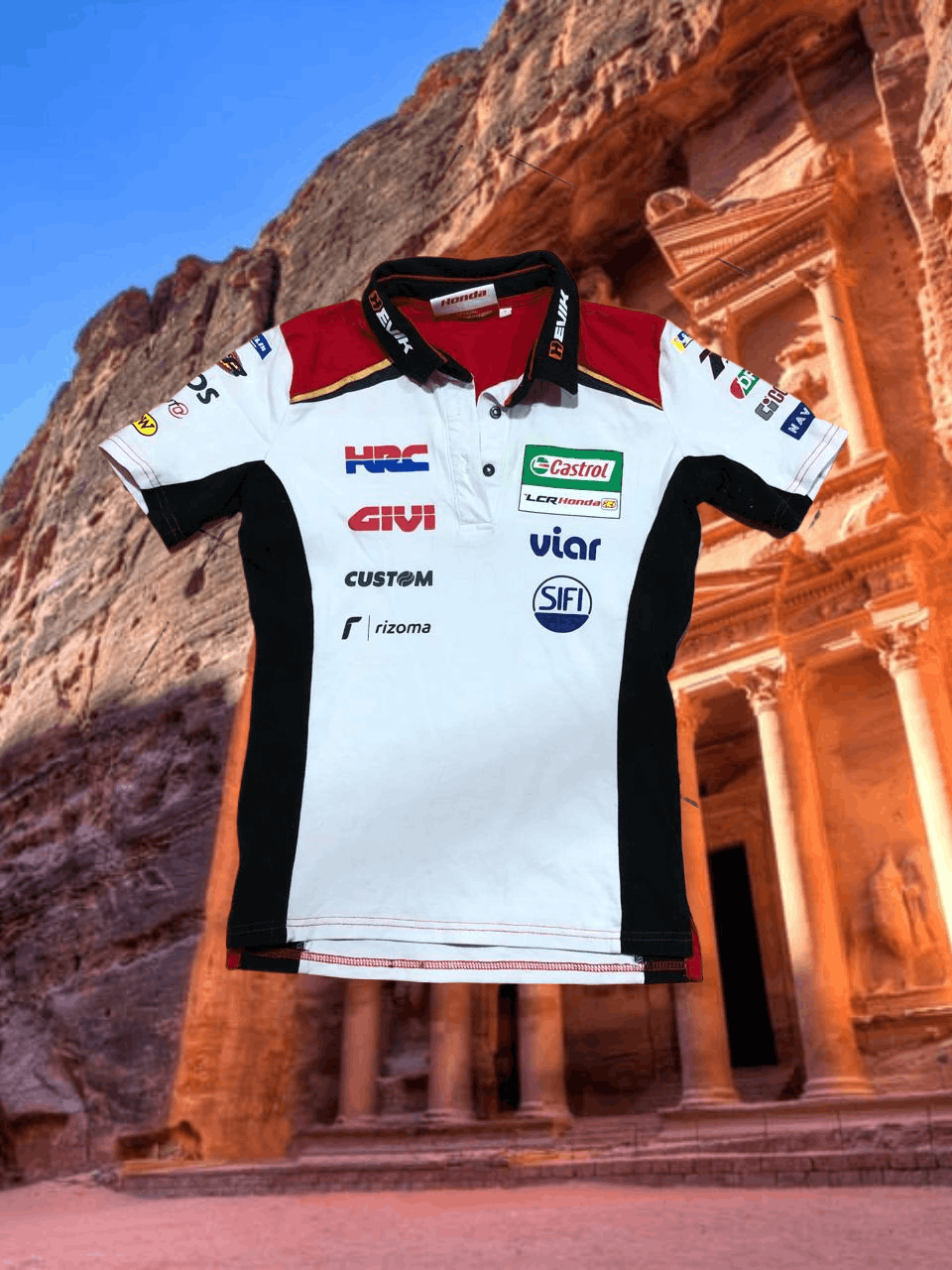 Honda Vintage Polo Honda LCR team logo T-Shirt size S Y2K Size S / US 4 / IT 40 - 1 Thumbnail