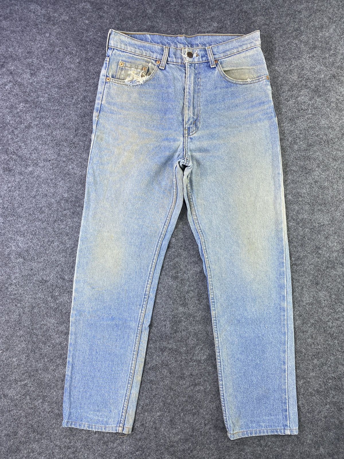 Jean × Levi's × Vintage VINTAGE LEVIS 606 BLUE WASH JEANS-J886 Size US 30 / EU 46 - 1 Thumbnail