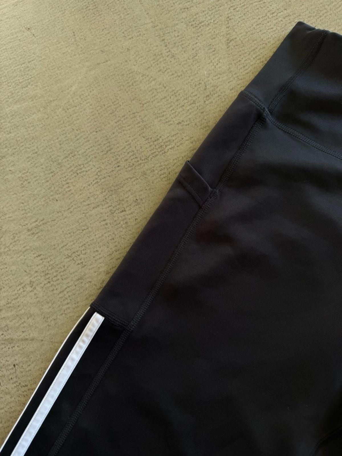 Adidas Adidas / Optime Essentials 3-Stripes 7/8 Leggings / Black Size 36" / US 14 / IT 50 - 8 Thumbnail