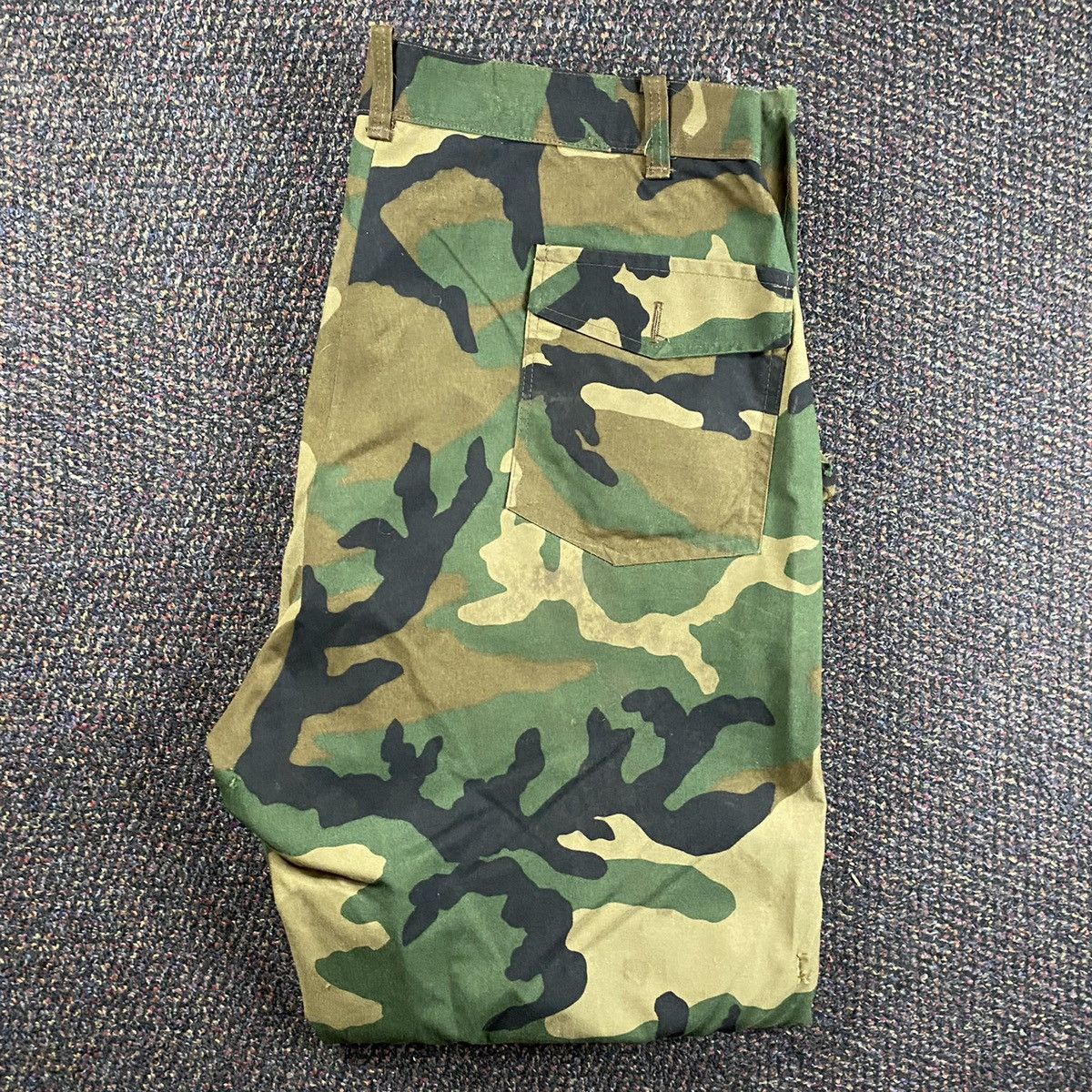 Cabelas × Vintage 1980s Cabelas Camo Hunting Pants Size US 36 / EU 52 - 3 Thumbnail