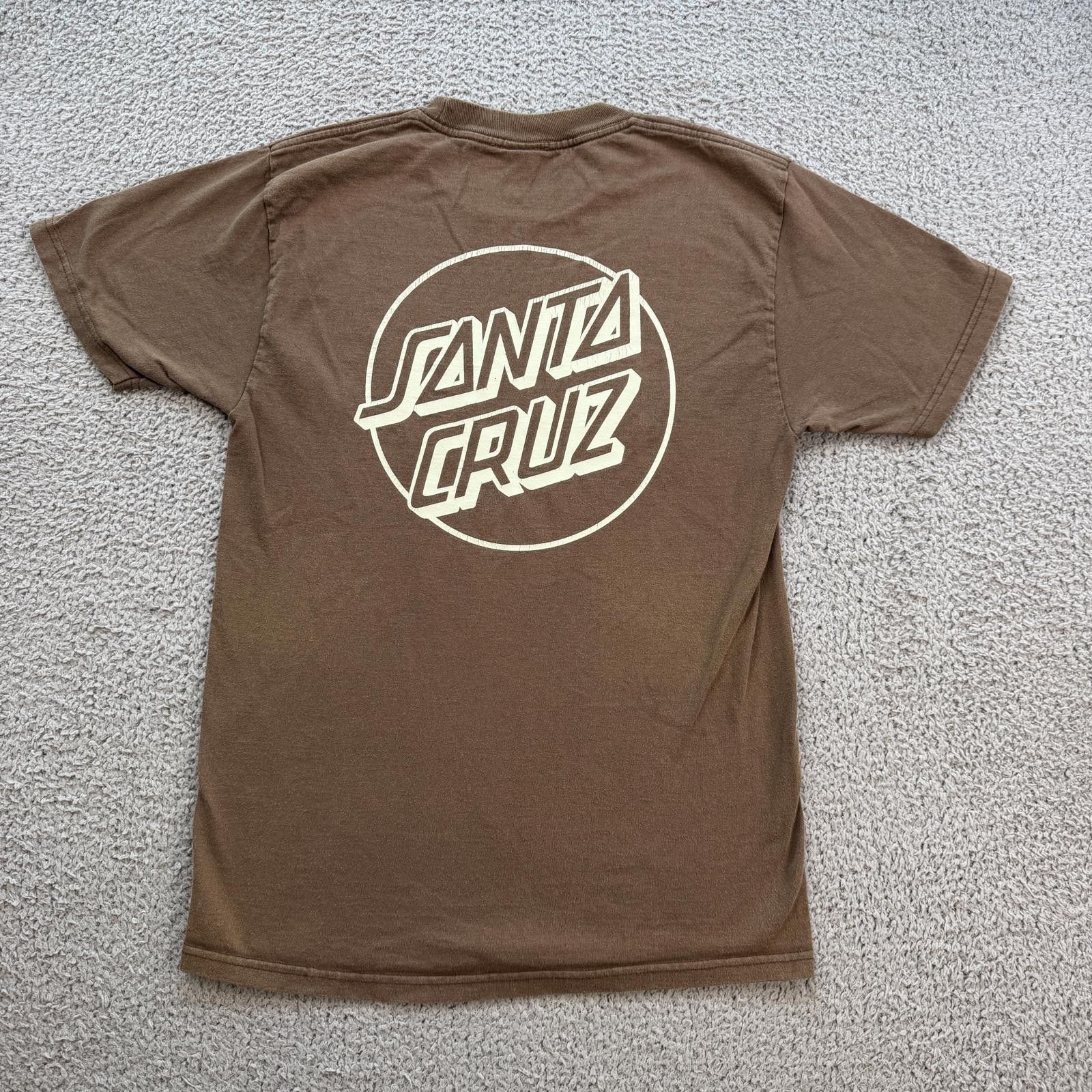 Santa Cruz Skateboards Santa Cruz Skateboards Logo T Shirt Brown Small Graphic Tee Size US S / EU 44-46 / 1 - 2 Thumbnail