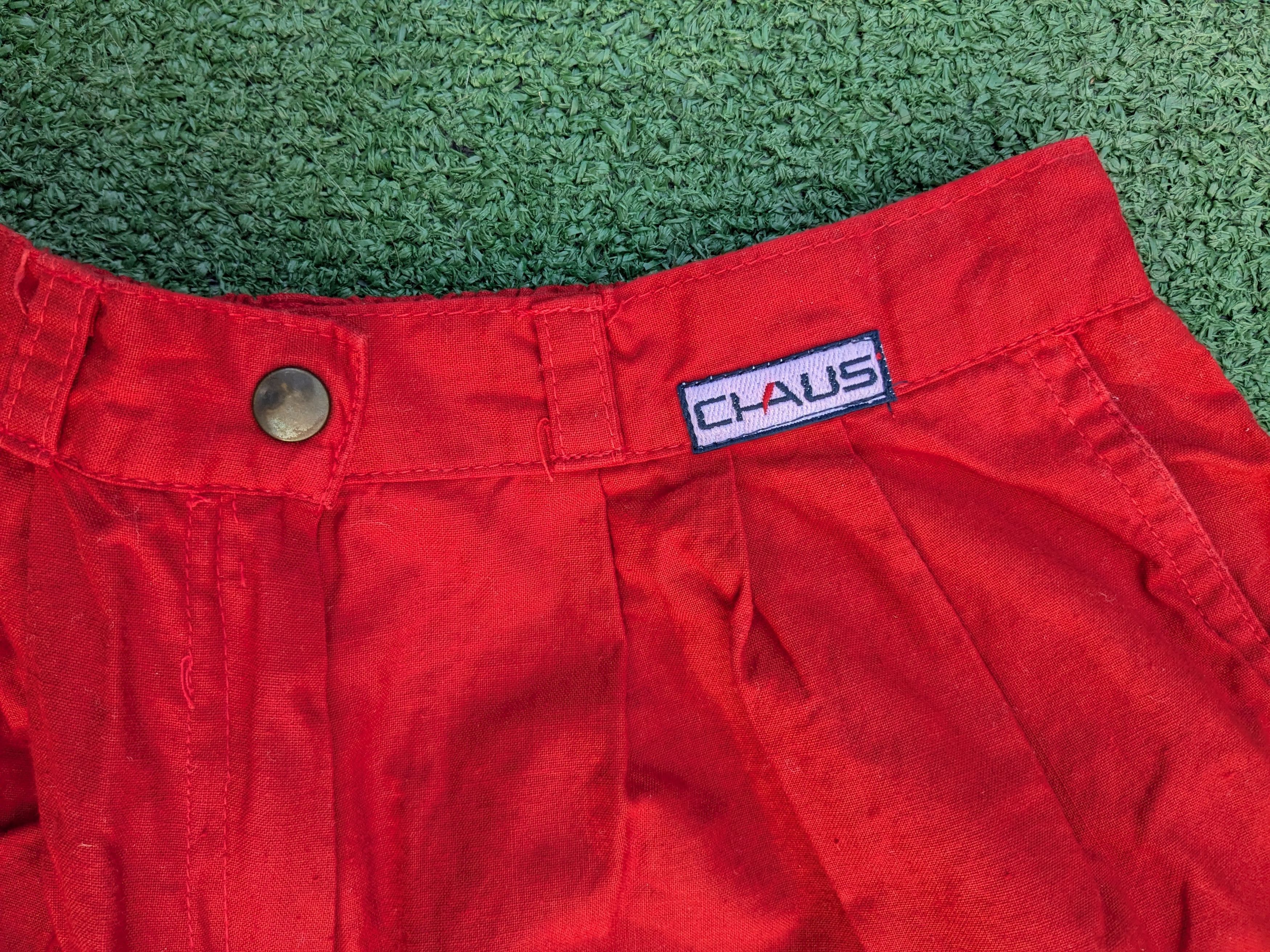 Designer Chaus Classic Petite High Pleated Elastic Waist Retro Pants Size 28" / US 6 / IT 42 - 4 Thumbnail