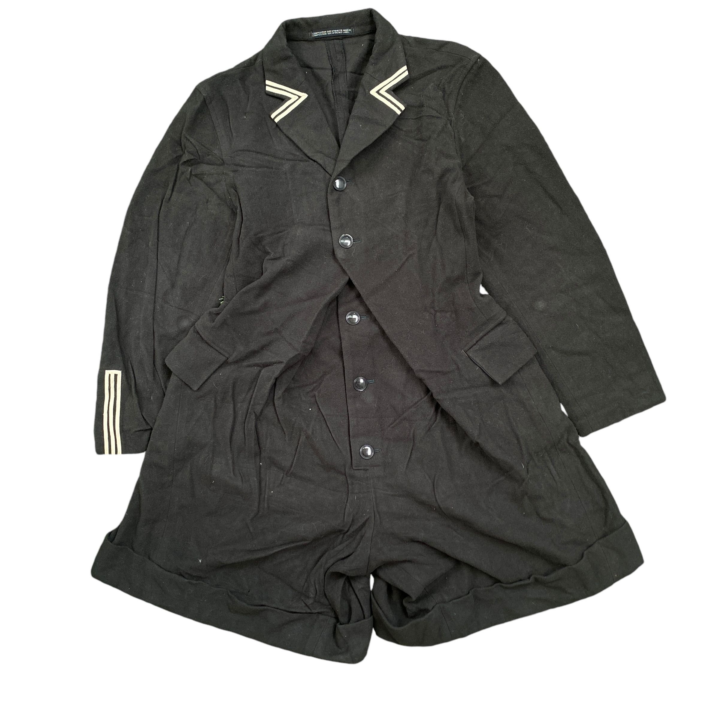Yohji Yamamoto 90s Yohji Yamamoto Sailor Jumpsuit Nautical OnePiece Uniform Size S / US 4 / IT 40 - 7 Thumbnail
