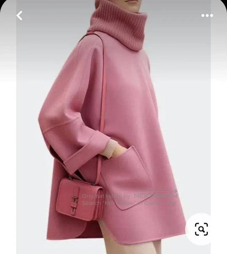 Loro Piana Loro Piana Pink Shawl Double-faced Cashmere Cloak Size S / US 4 / IT 40 - 9 Thumbnail