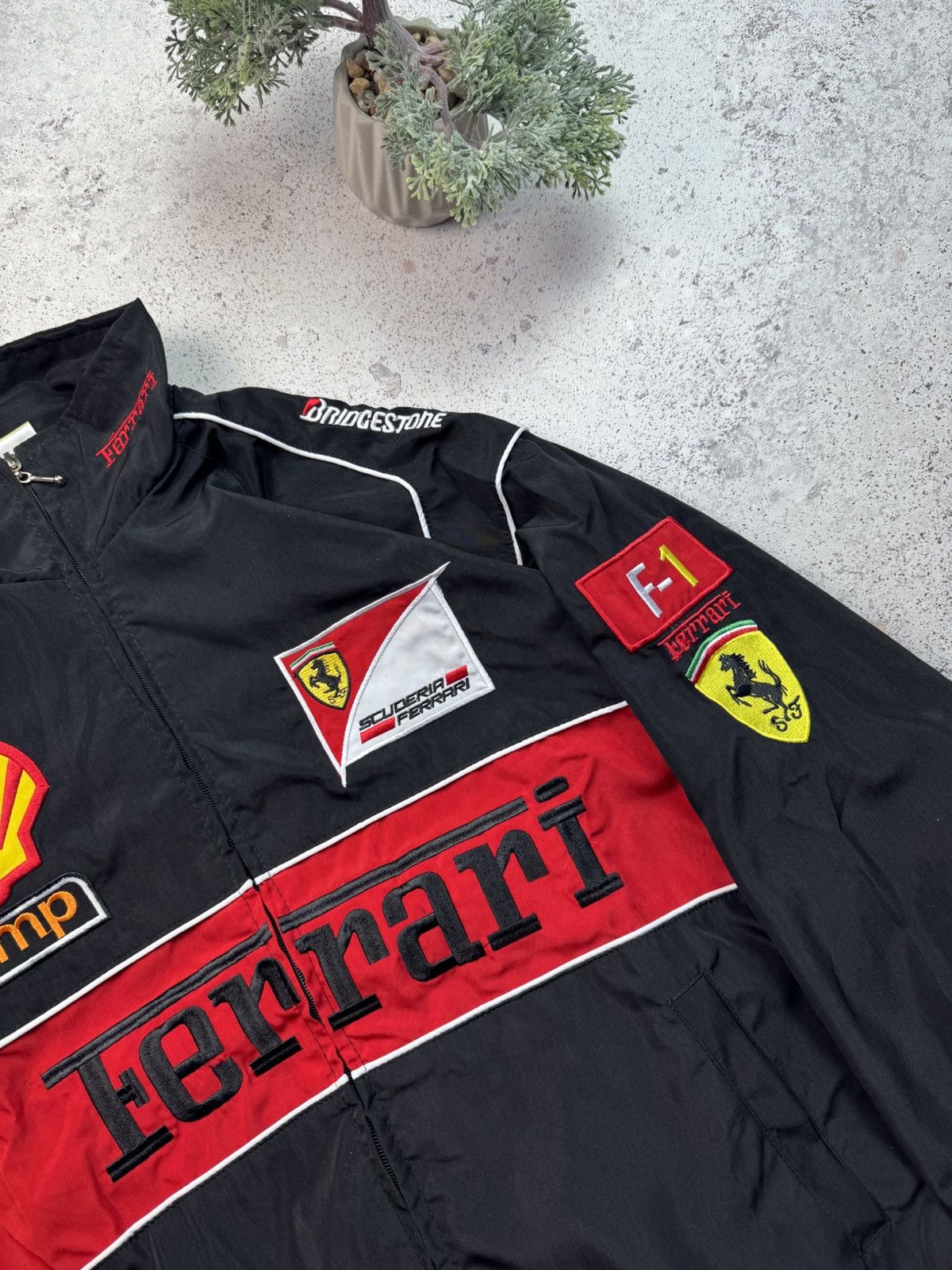 Formula 1 Ferrari Team Formula 1 F1 Racing Jacket Bomber Men’s M Size US L / EU 52-54 / 3 - 5 Thumbnail
