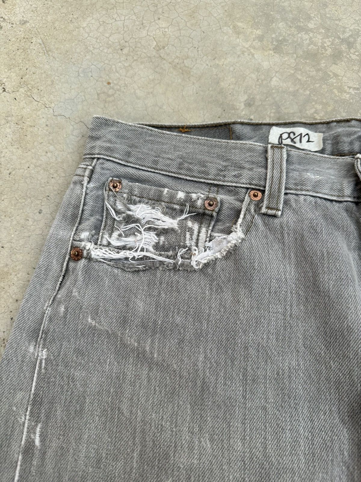 Levi's Vintage Levis 501 Distressed Pant Size US 31 - 4 Thumbnail