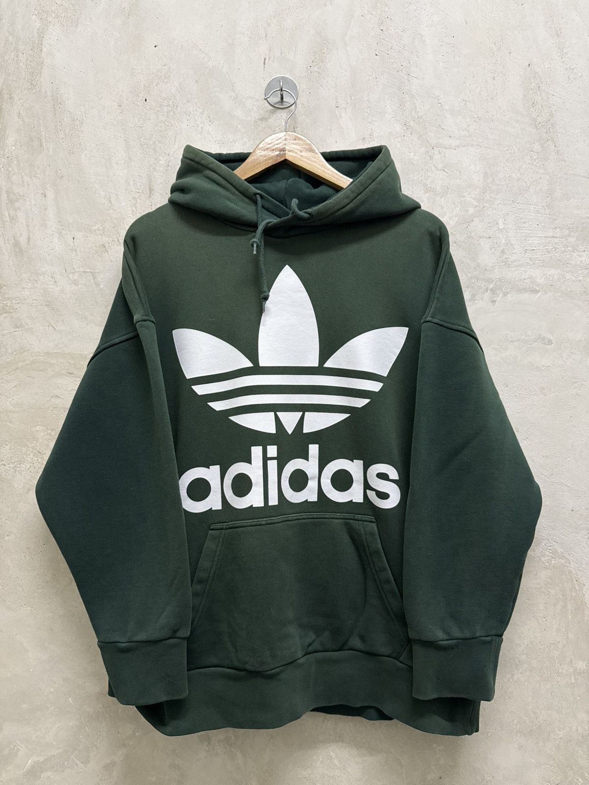 トップス 00s old adidas far hoodie jacket grunge Vintage 90s Grunge Adidas Trashed Distressed Worn Hoody Hoodie