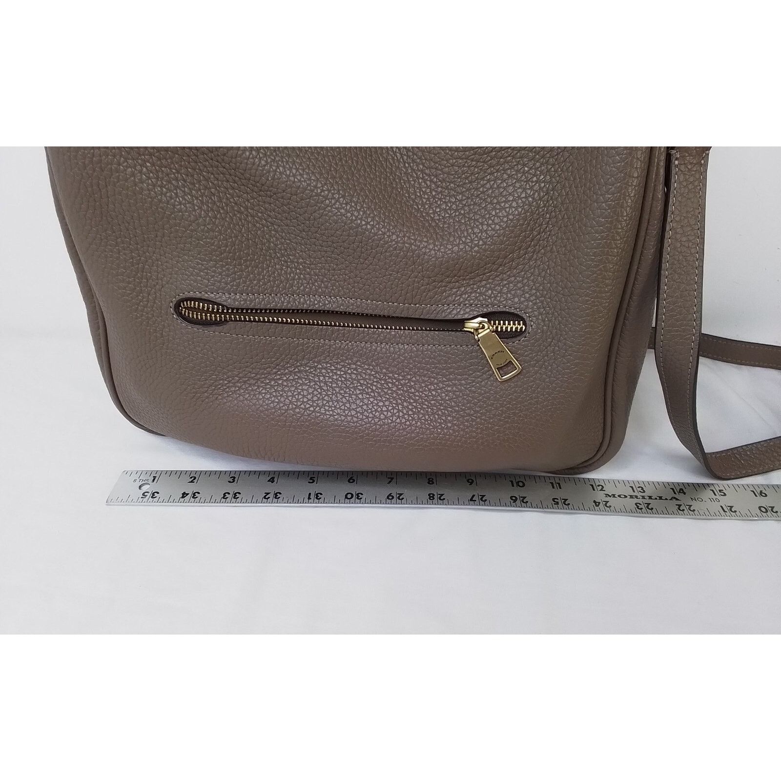 Coach Coach Purse Handbag Brown Leather #J2033 Size ONE SIZE - 10 Thumbnail