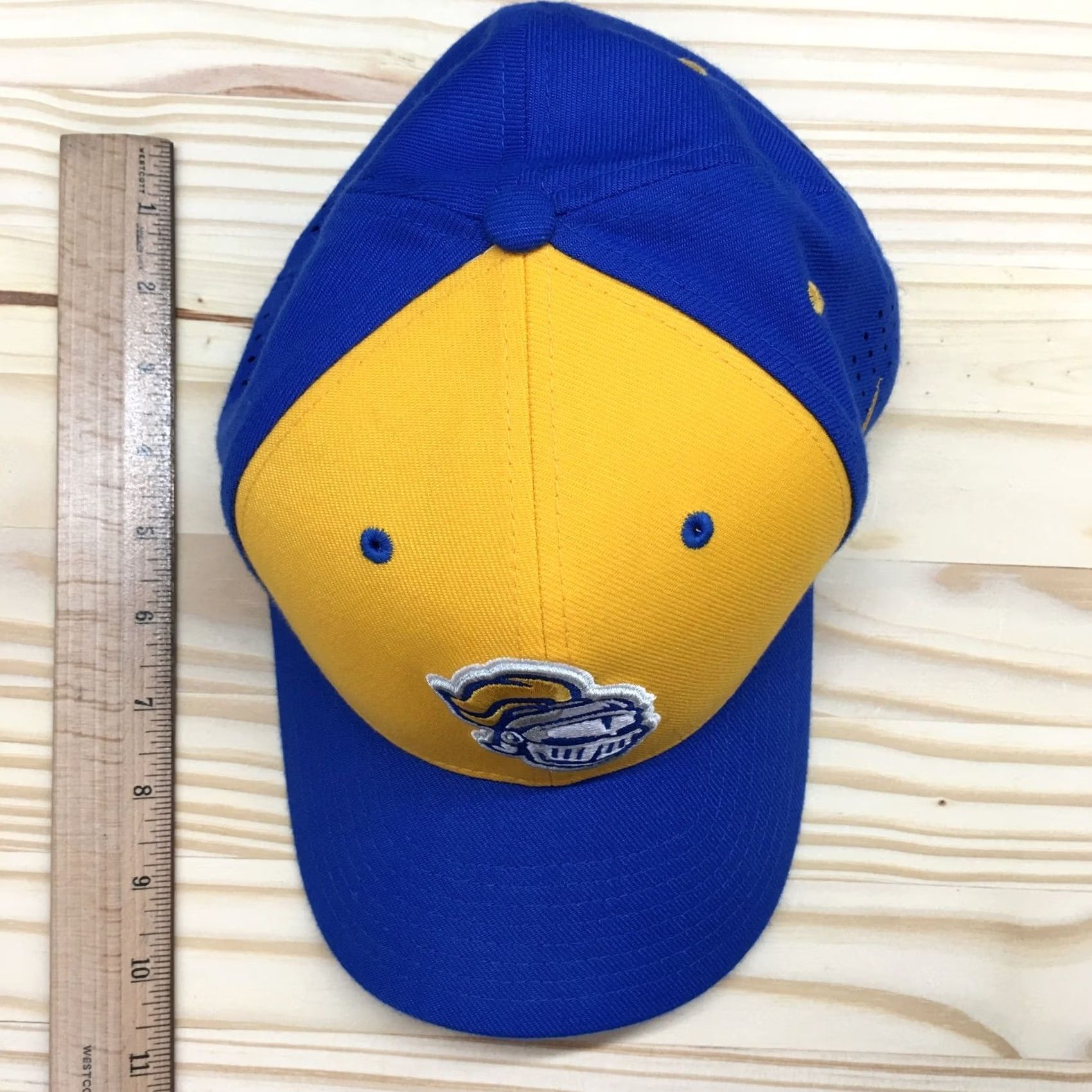Nike Nike St Michael Albertville Knights Baseball Cap Blue Yellow Dri-Fit Fitted Size ONE SIZE - 4 Thumbnail