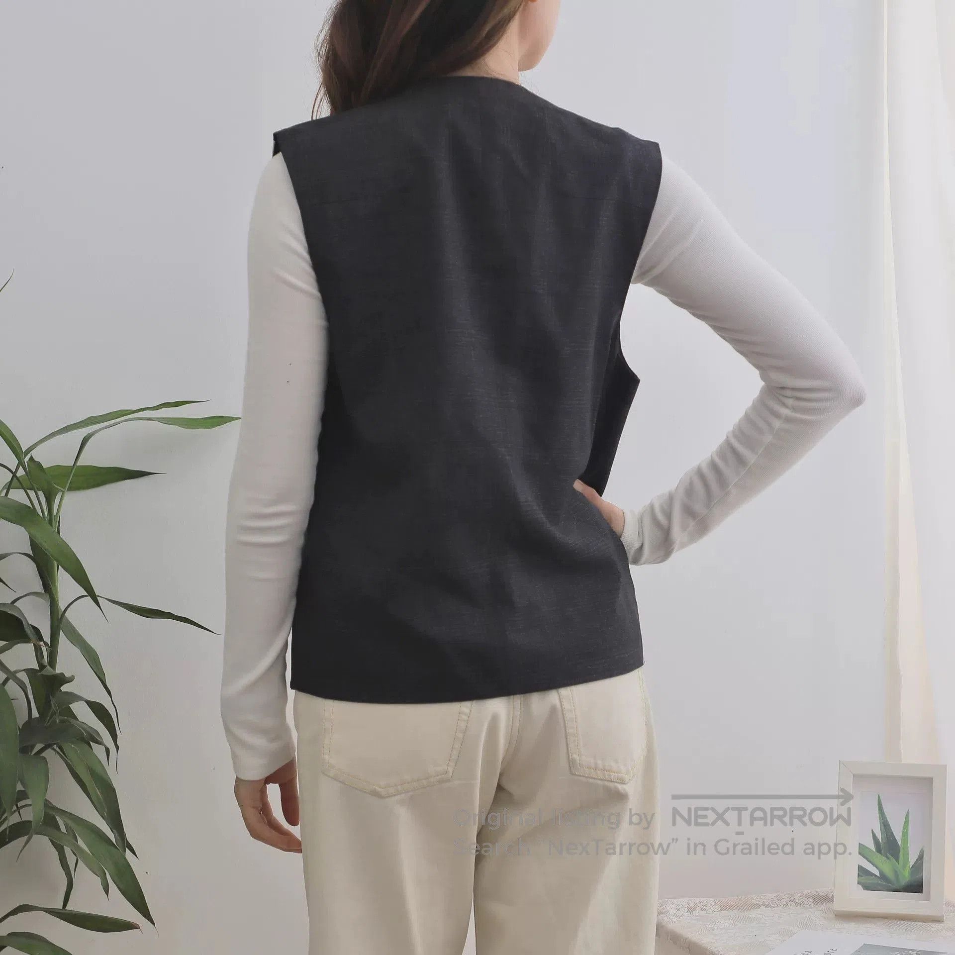 Dior Dior Gray Checked Waistcoat. Size L / US 10 / IT 46 - 5 Thumbnail