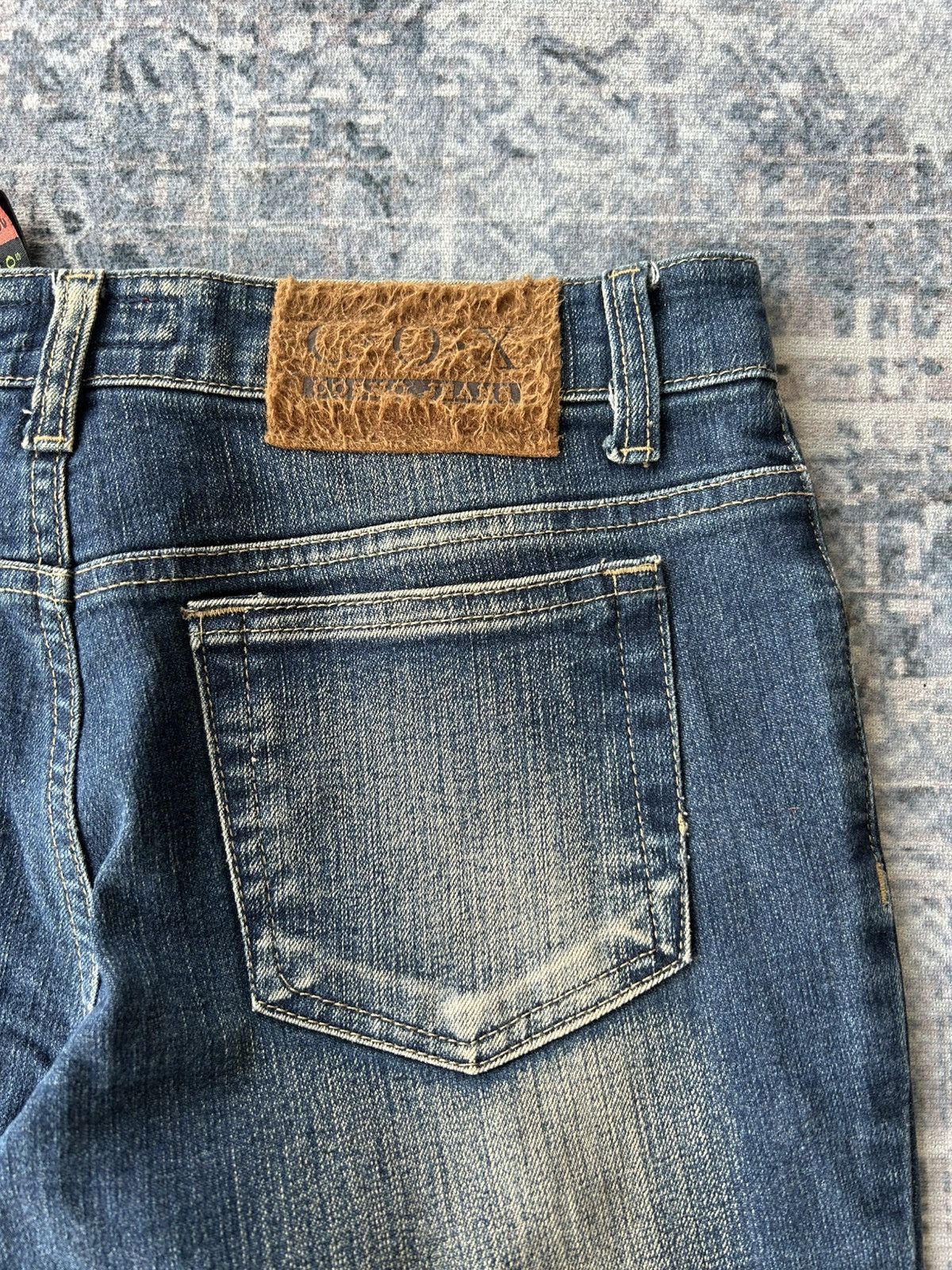 If Six Was Nine Super Flared Flowers Cox Jeans Size US 28 / EU 44 - 12 Thumbnail