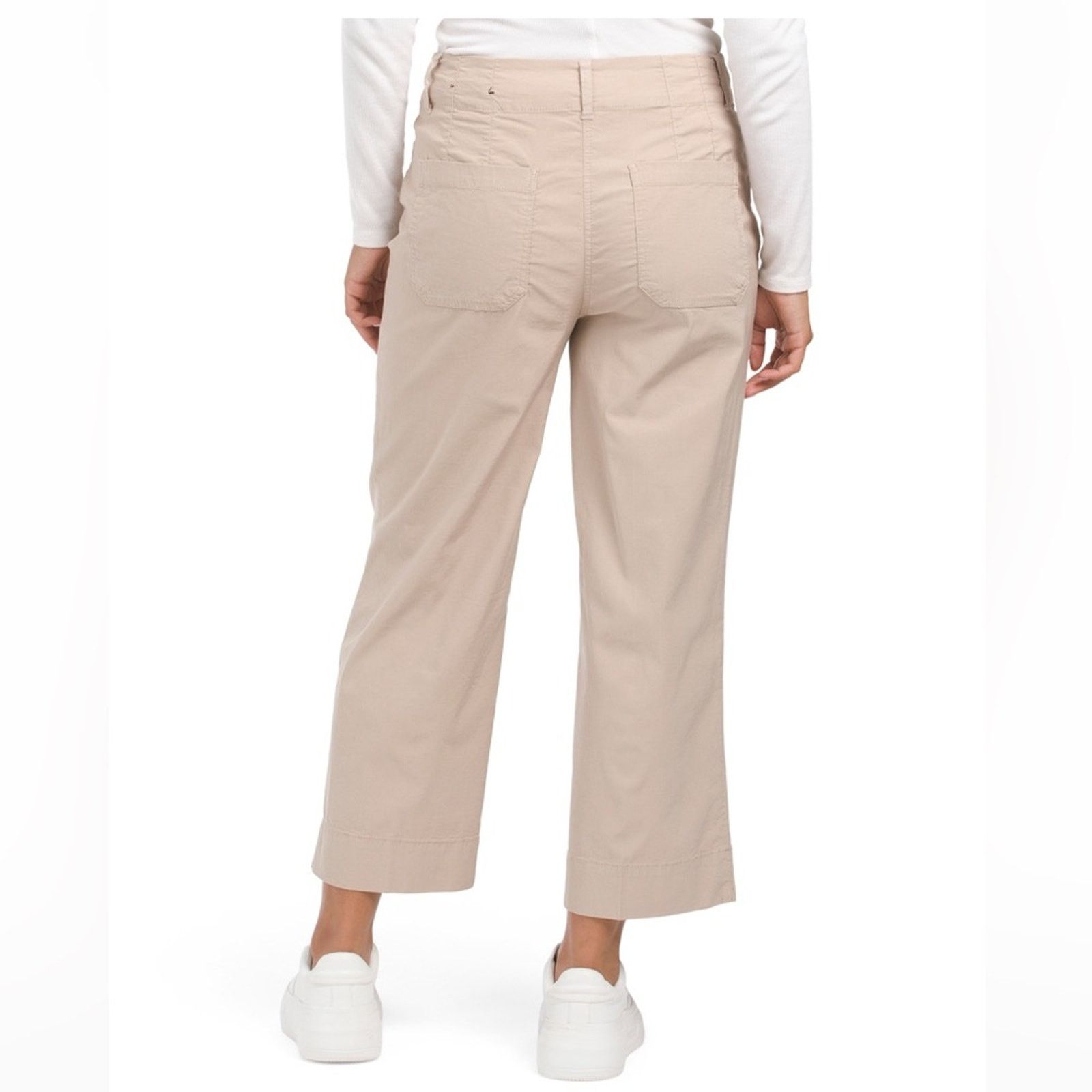 Nicole Miller 🎉LAST‎ PIECE 🎉NICOLE MILLER NEW YORK Wide Leg Twill Pants Size 30" / US 8 / IT 44 - 2 Thumbnail