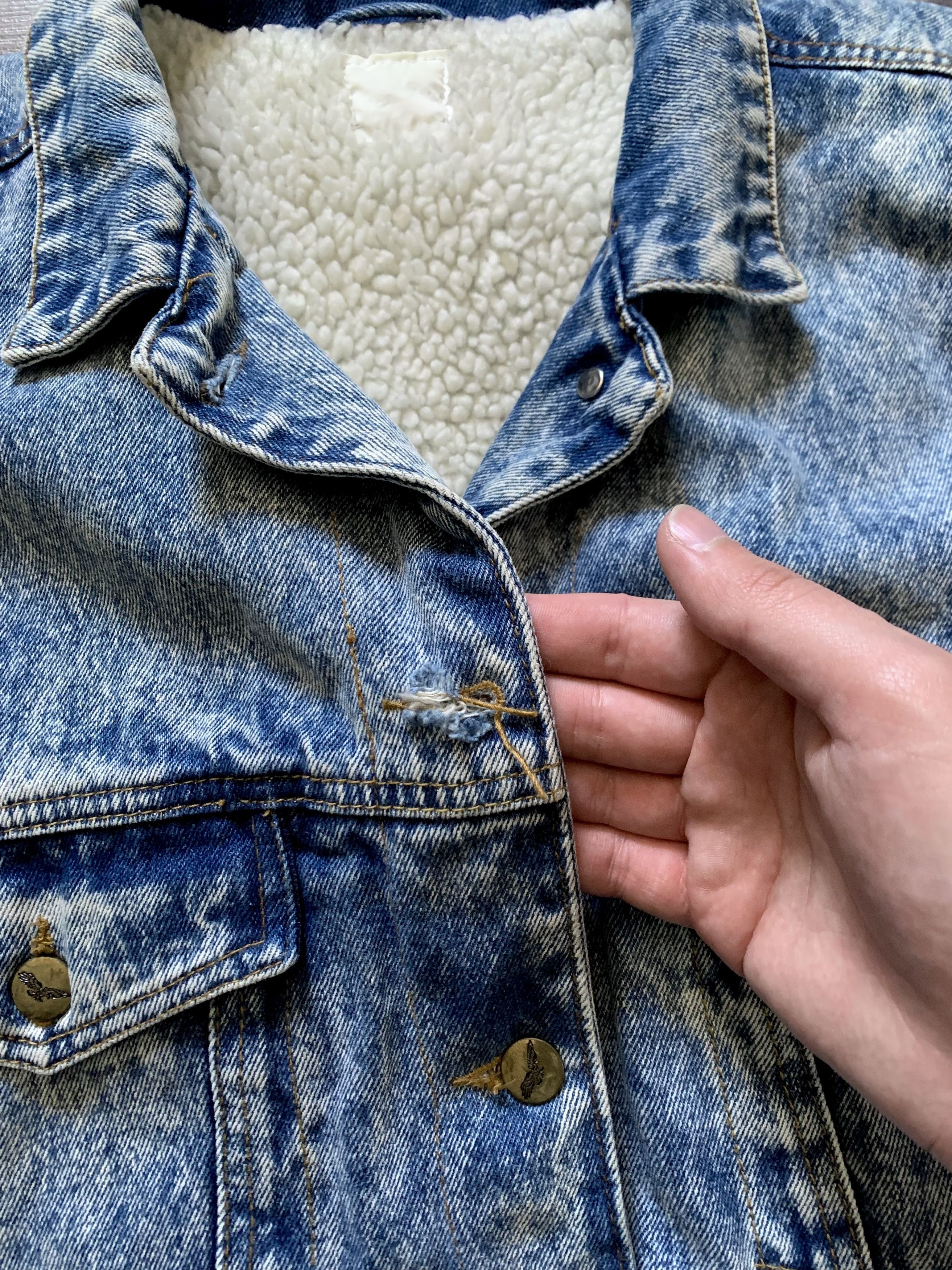 Vintage Vintage 90s Denim Jacket Sherpa Jacket Size US M / EU 48-50 / 2 - 5 Thumbnail