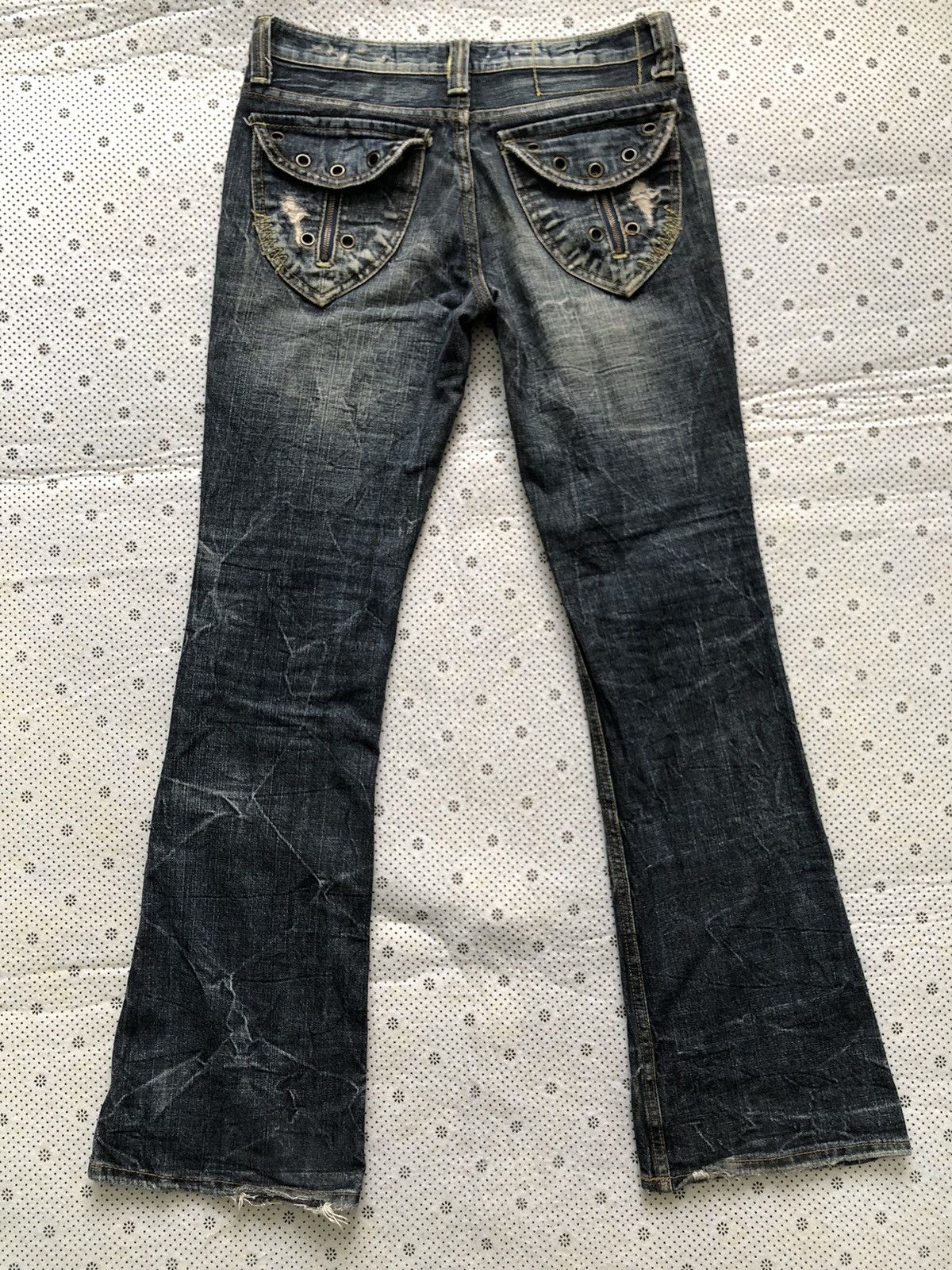 Hysteric Glamour × Japanese Brand Japanese Brand x On Board distressed jean Size 31" - 2 Thumbnail