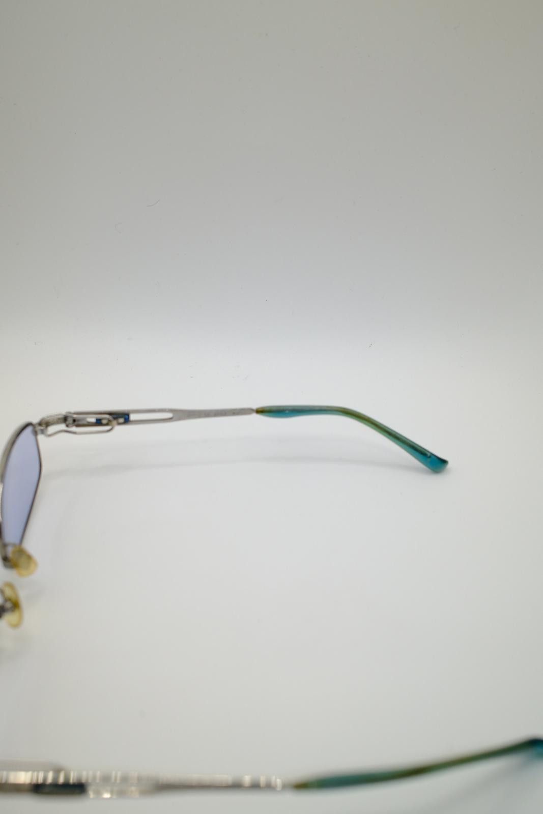 Jean Paul Gaultier 90 Jean Paul Gaultier Metal Frame Mechanical Script Sunglass Size ONE SIZE - 5 Thumbnail