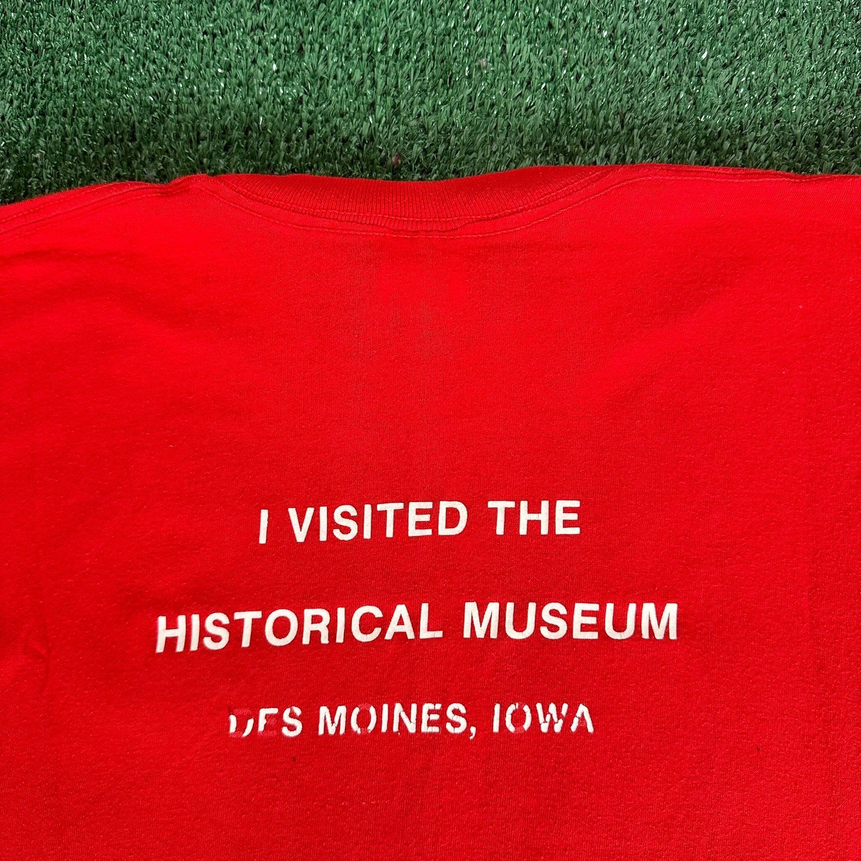 Vintage Vintage 80s Iowa Museum T-Shirt State Historical Society Tee Size US M / EU 48-50 / 2 - 6 Thumbnail
