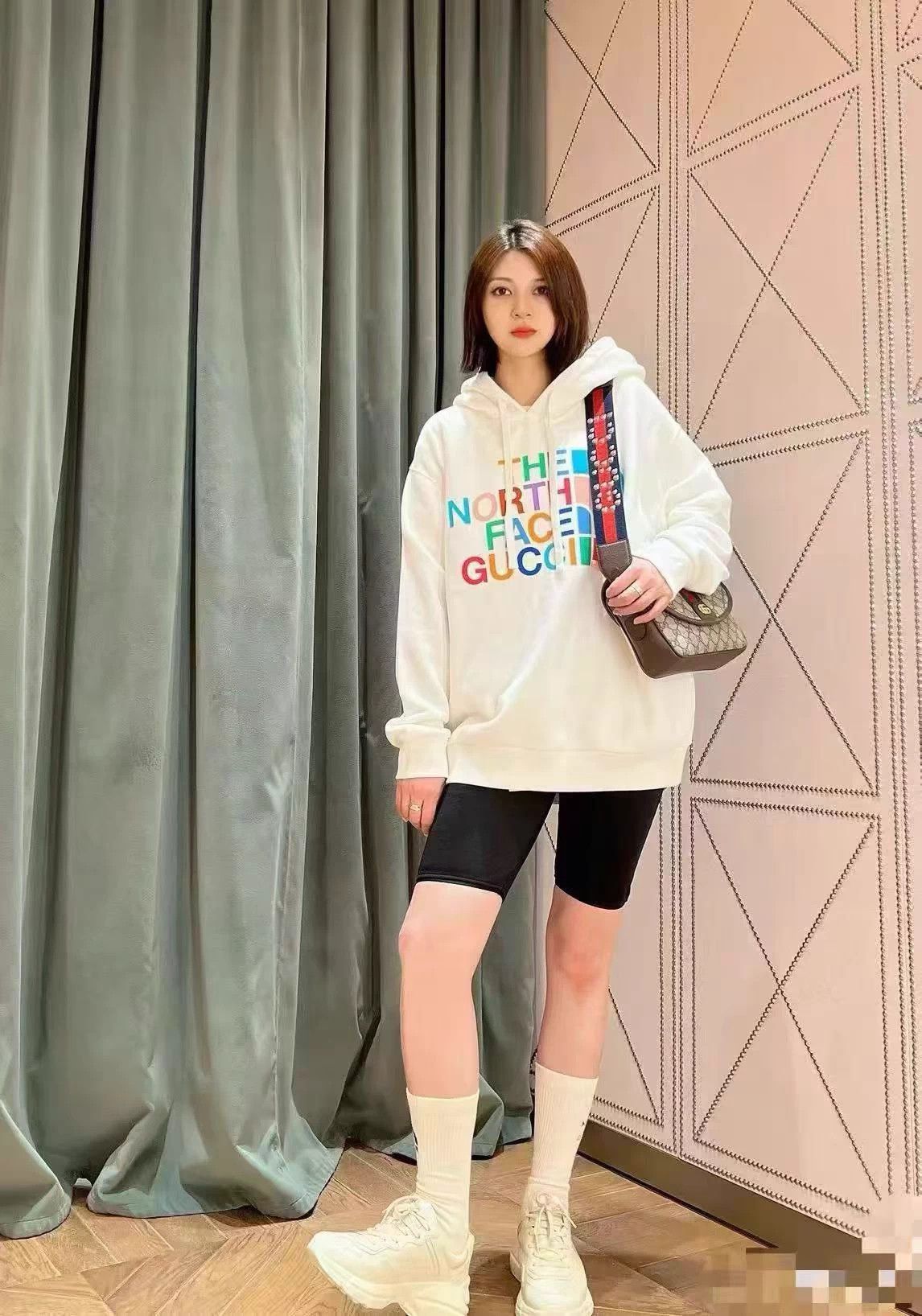 Gucci Gucci x The North Face Logo White Hoodie S Size S / US 4 / IT 40 - 8 Thumbnail