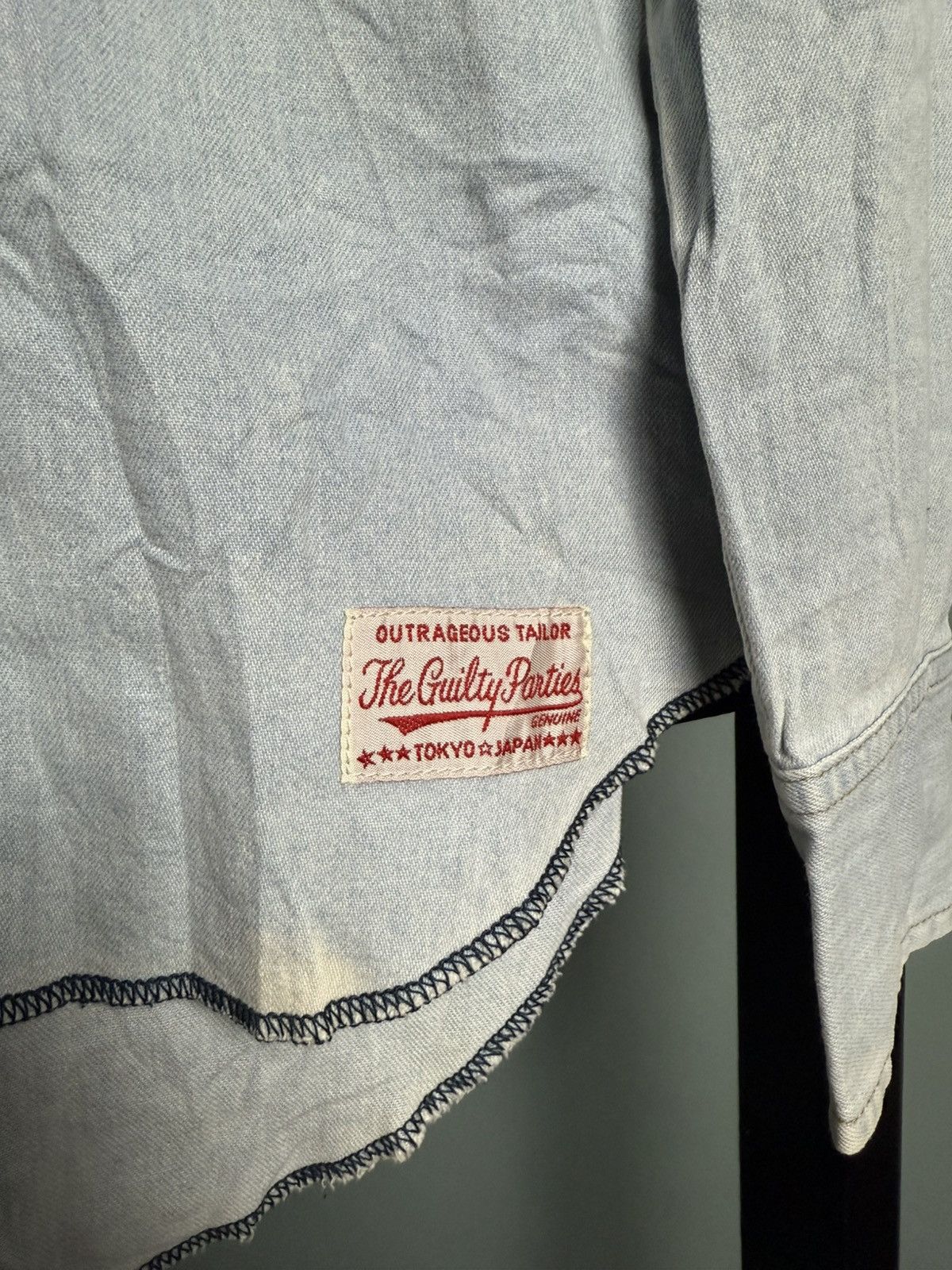 Wacko Maria WACKO MARIA GUILTYPARTIES DENIM LONGSLEEVE BUTTON VINTAGE Size US S / EU 44-46 / 1 - 4 Thumbnail