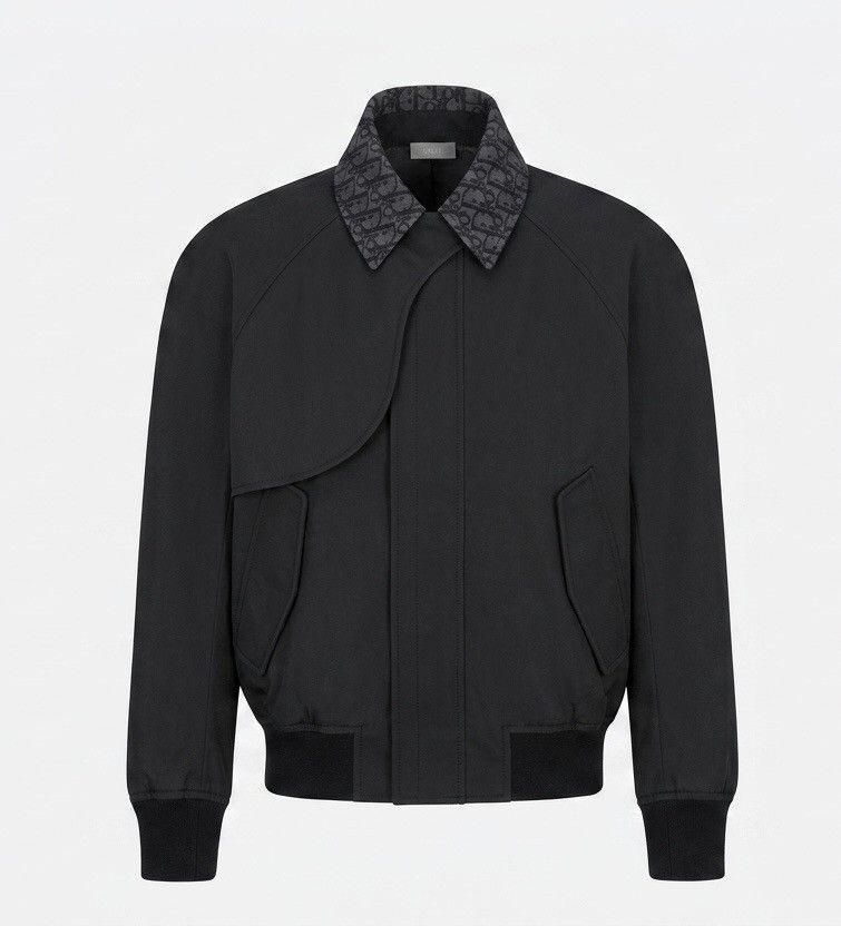 Dior Dior black jacket with removable oblique collar 44 Size US S / EU 44-46 / 1 - 1 Thumbnail