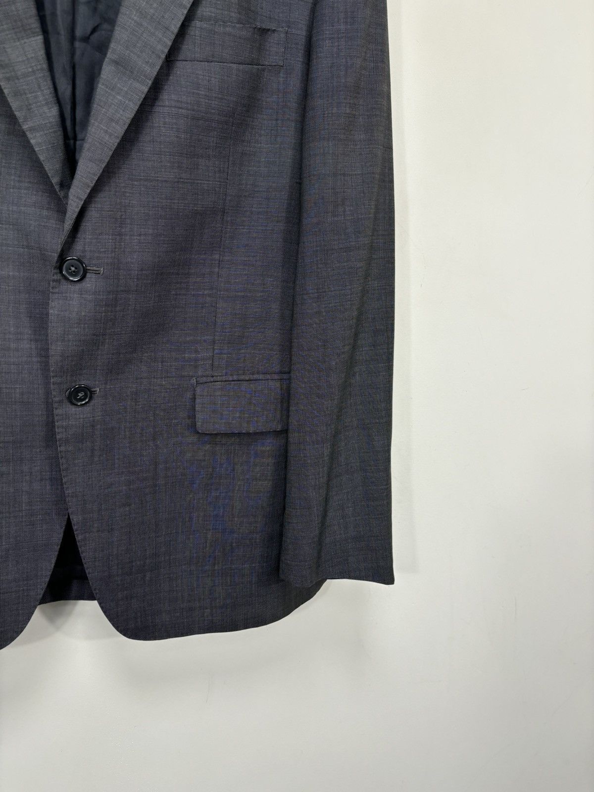 Eredipisano Eredi Pisano Loro Piana Zelander Wool Gray Blazer Jacket Size 44R - 6 Thumbnail