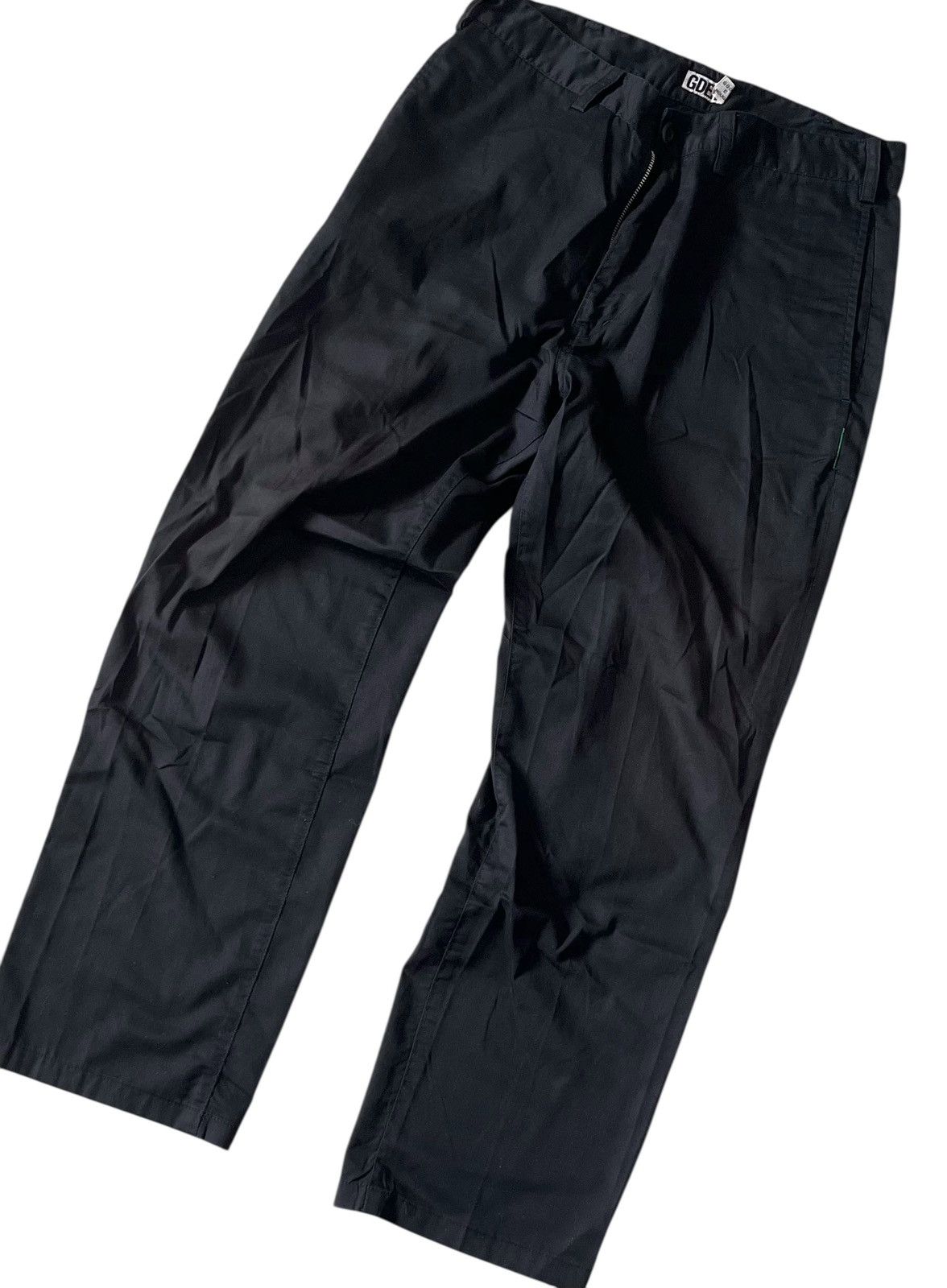 GOODENOUGH Vintage GDEH hiroshi fujiwara black straight trousers Size US 31 - 2 Thumbnail