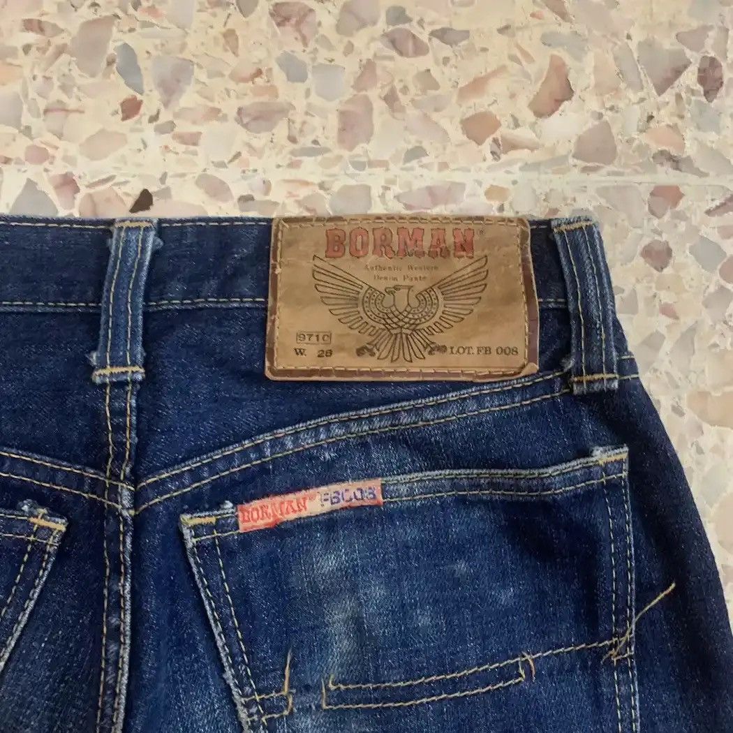 PPFM × The Smiths FLARE 💥 Vintage BORMAN Jeans Bootcut Trousers Denim Pants Size US 26 / EU 42 - 12 Thumbnail