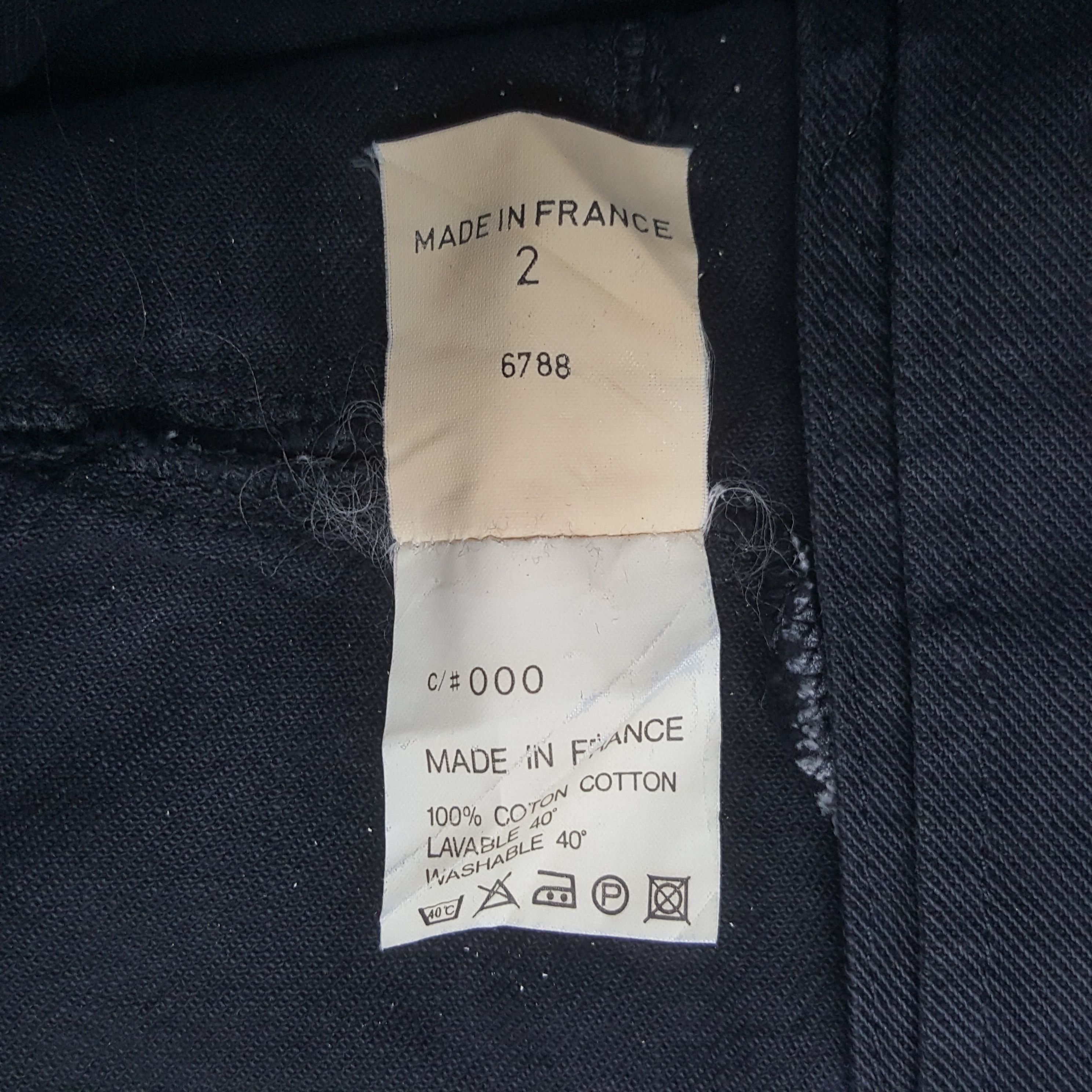 agnes b. Vintage Agnes b Paris Jeans Button Bikers Jacket Size US S / EU 44-46 / 1 - 9 Thumbnail