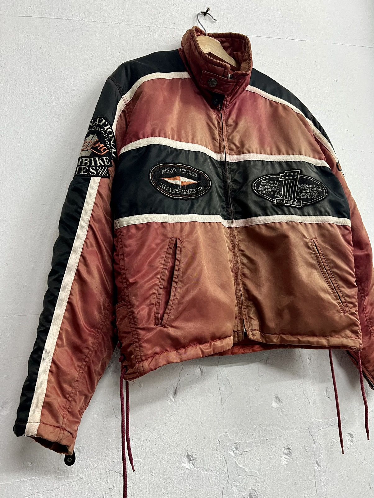 Harley Davidson × Vintage Vintage Harley Davidson Racing AMA National Jacket Size US L / EU 52-54 / 3 - 3 Thumbnail