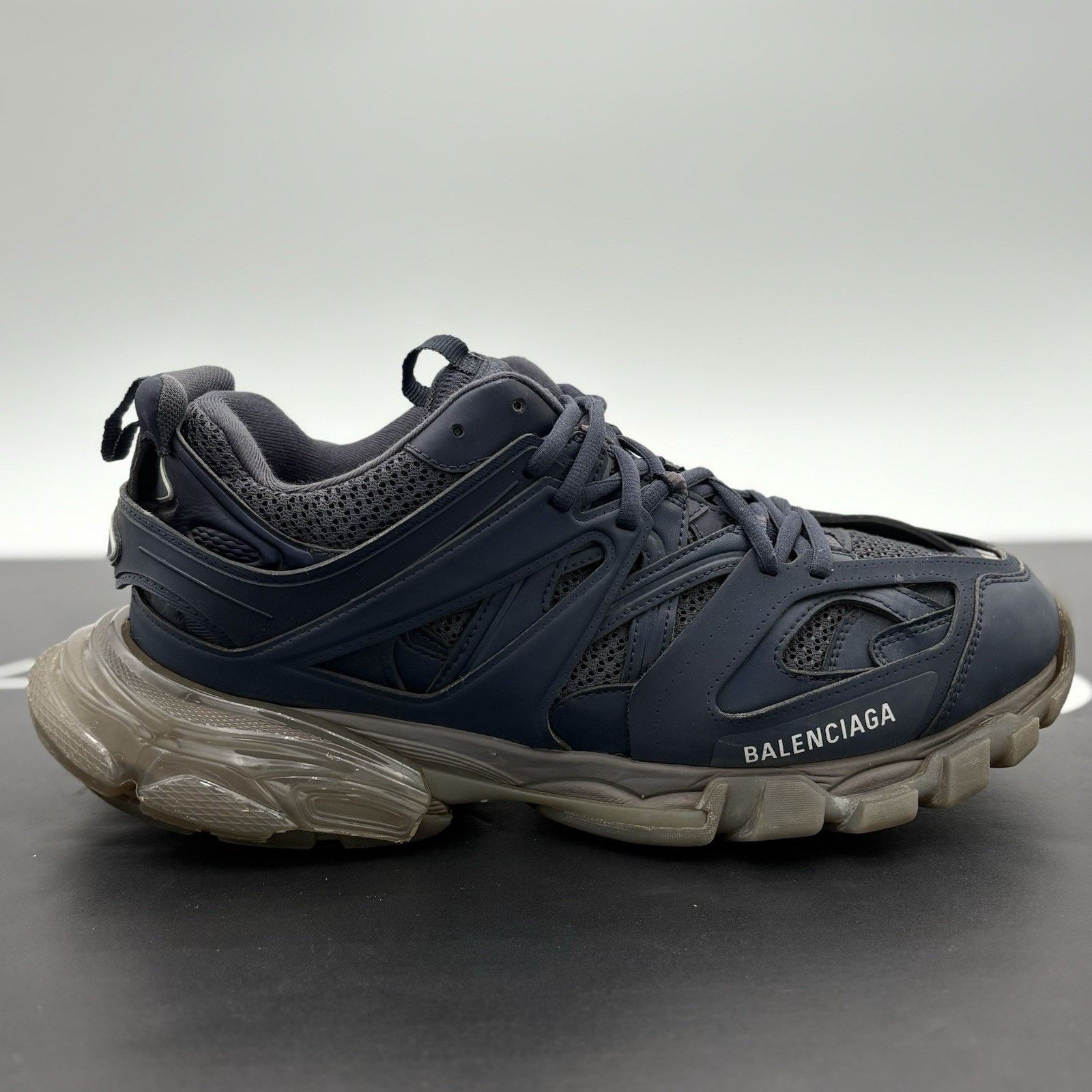 Balenciaga Balenciaga Track Sneaker ' Navy ' | GOOD CONDITION! Size US 11 / EU 44 - 2 Thumbnail