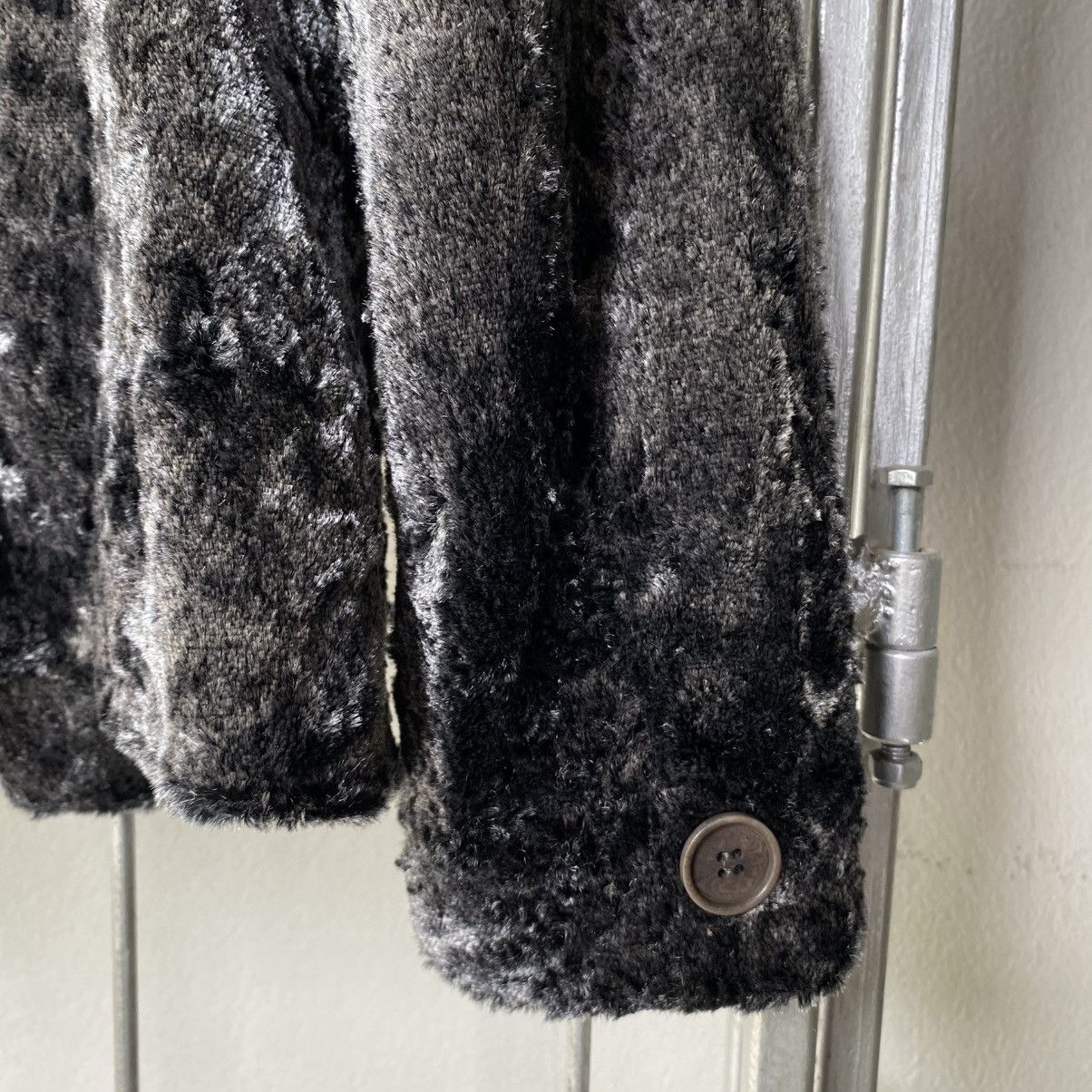 Emporio Armani EMPORIO ARMANI Black Faux Fur Blazer Size XS / US 0-2 / IT 36-38 - 11 Thumbnail