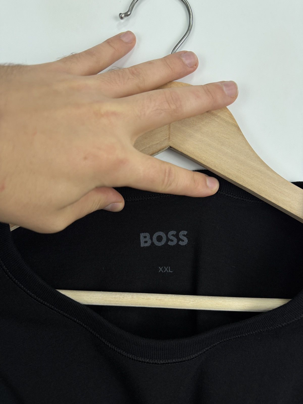 Hugo Boss 🇮🇹 Hugo Boss Luxury Classic T-Shirt Retro Rare Hype Y2K Size US XXL / EU 58 / 5 - 5 Thumbnail