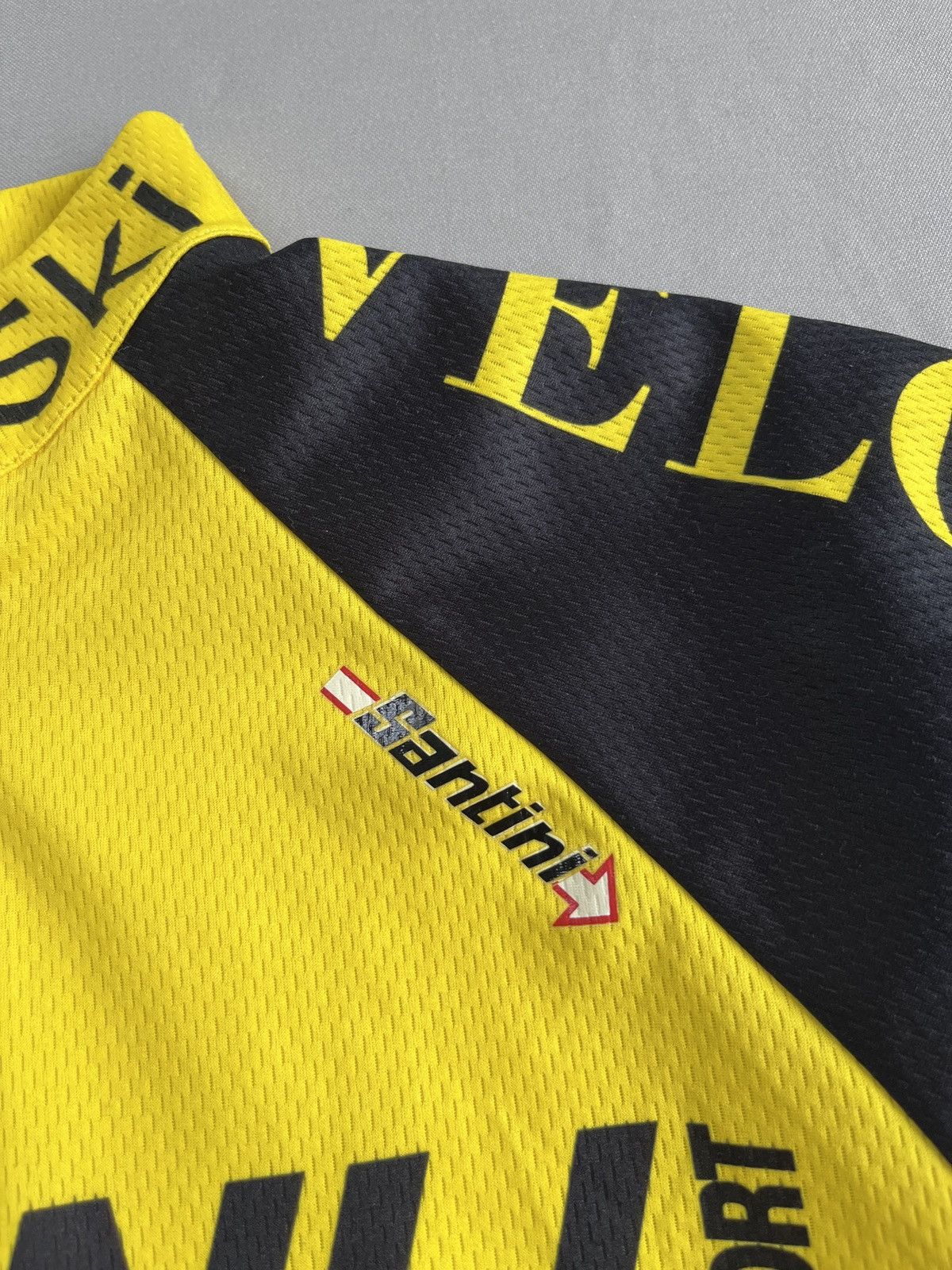 Other Santini SMS Yellow Bike Cycling Jersey Short Sleeve Size US M / EU 48-50 / 2 - 8 Thumbnail