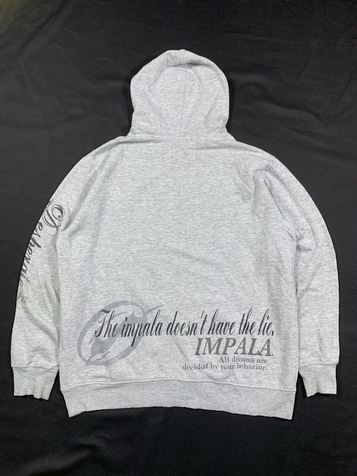 If Six Was Nine × Japanese Brand × Le Grande Bleu (L.G.B.) Japanese Impala Poem Gothic Hoodie Lgb ifsix style Size US L / EU 52-54 / 3 - 3 Thumbnail
