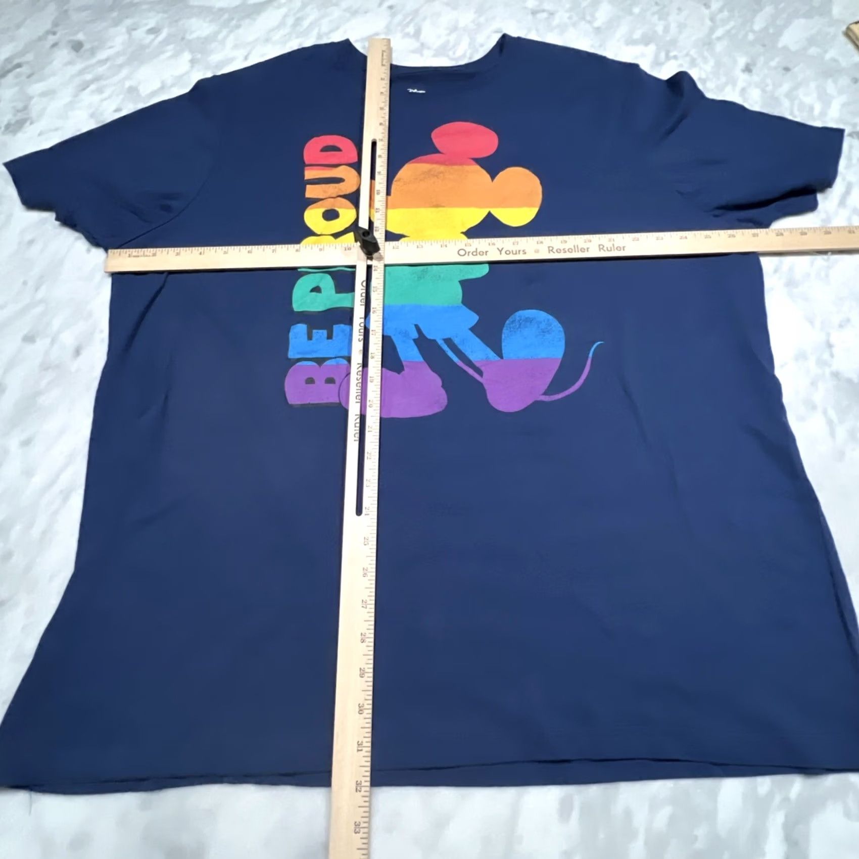 Disney Disney Pride Collection T Shirt Mens 3XL Mickey Mouse Be Proud Rainbow Tee Size US XXL / EU 58 / 5 - 6 Thumbnail