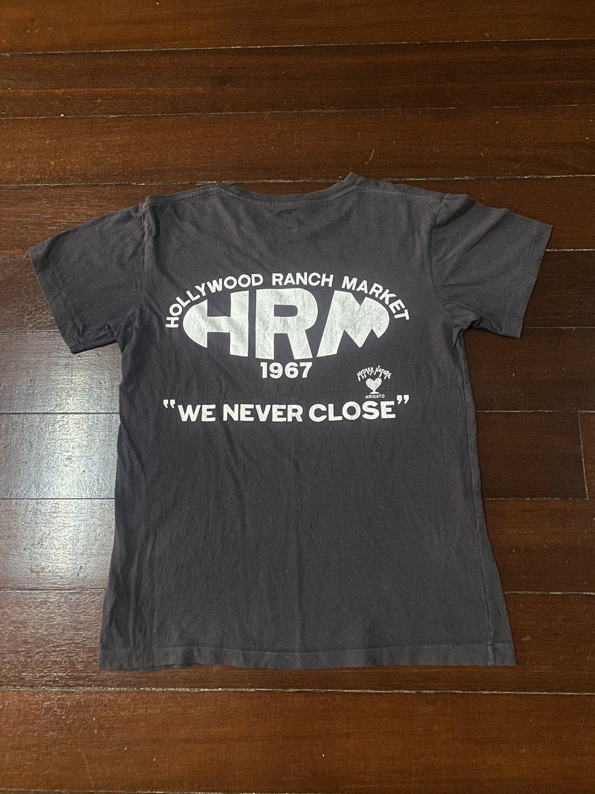 Blue Blue Japan Rare HR MARKET we never close Spell Out Japan Shirt Size US M / EU 48-50 / 2 - 5 Thumbnail