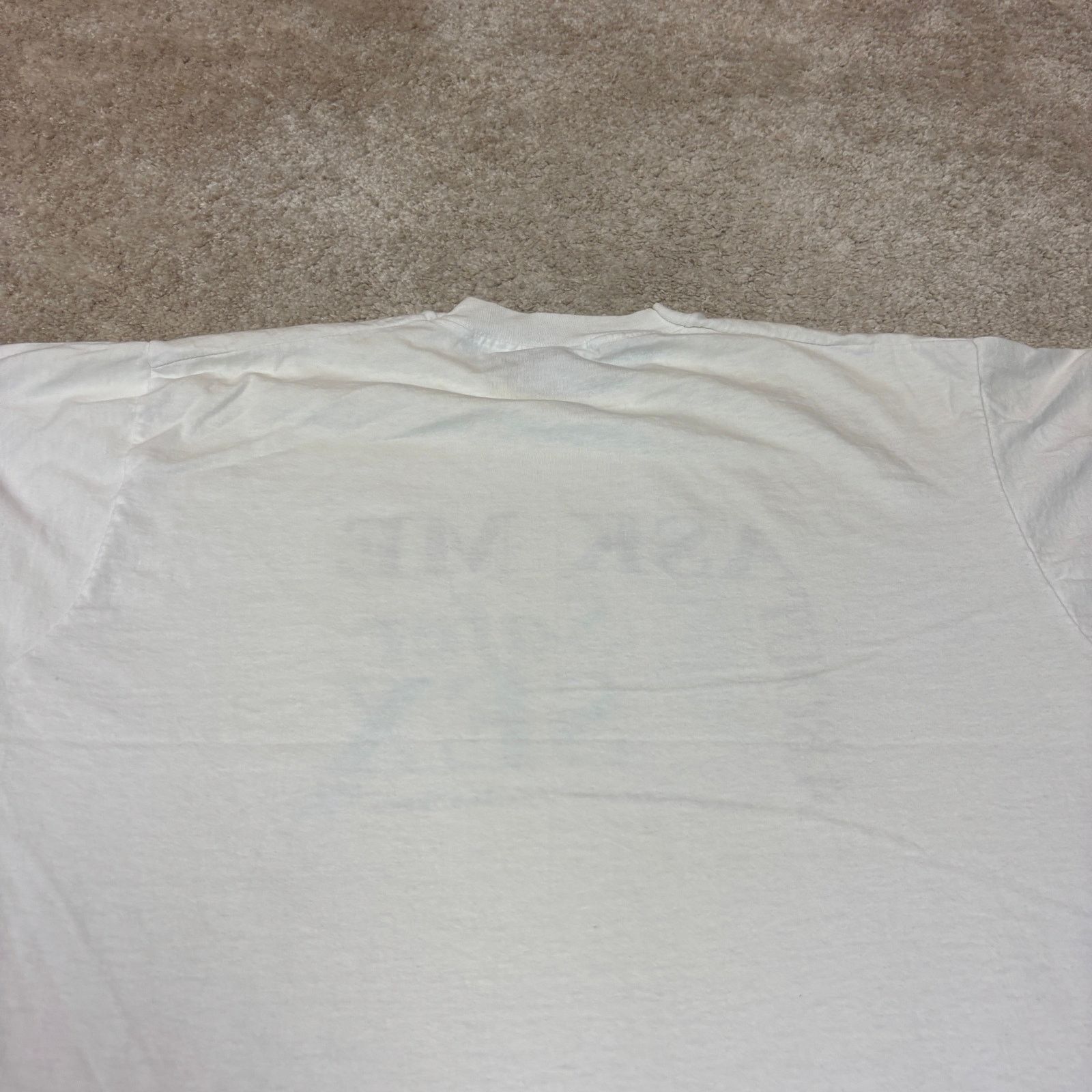 Fruit Of The Loom × Vintage Vintage 90s Ask Me About Safer Sex Single Stitch Shirt XL Size US XL / EU 56 / 4 - 11 Thumbnail