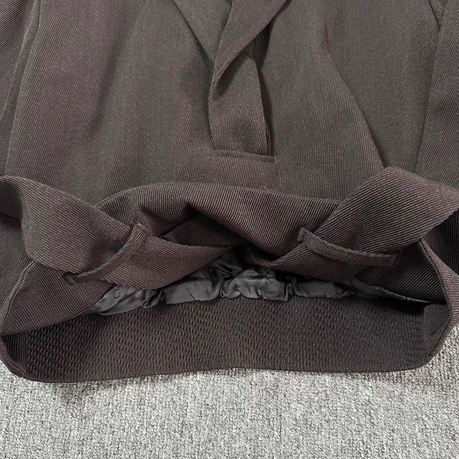 Dior Dior Man 23fw Mocha Brown Wool Ribbon Suit-Collar Blouson Size US M / EU 48-50 / 2 - 4 Thumbnail