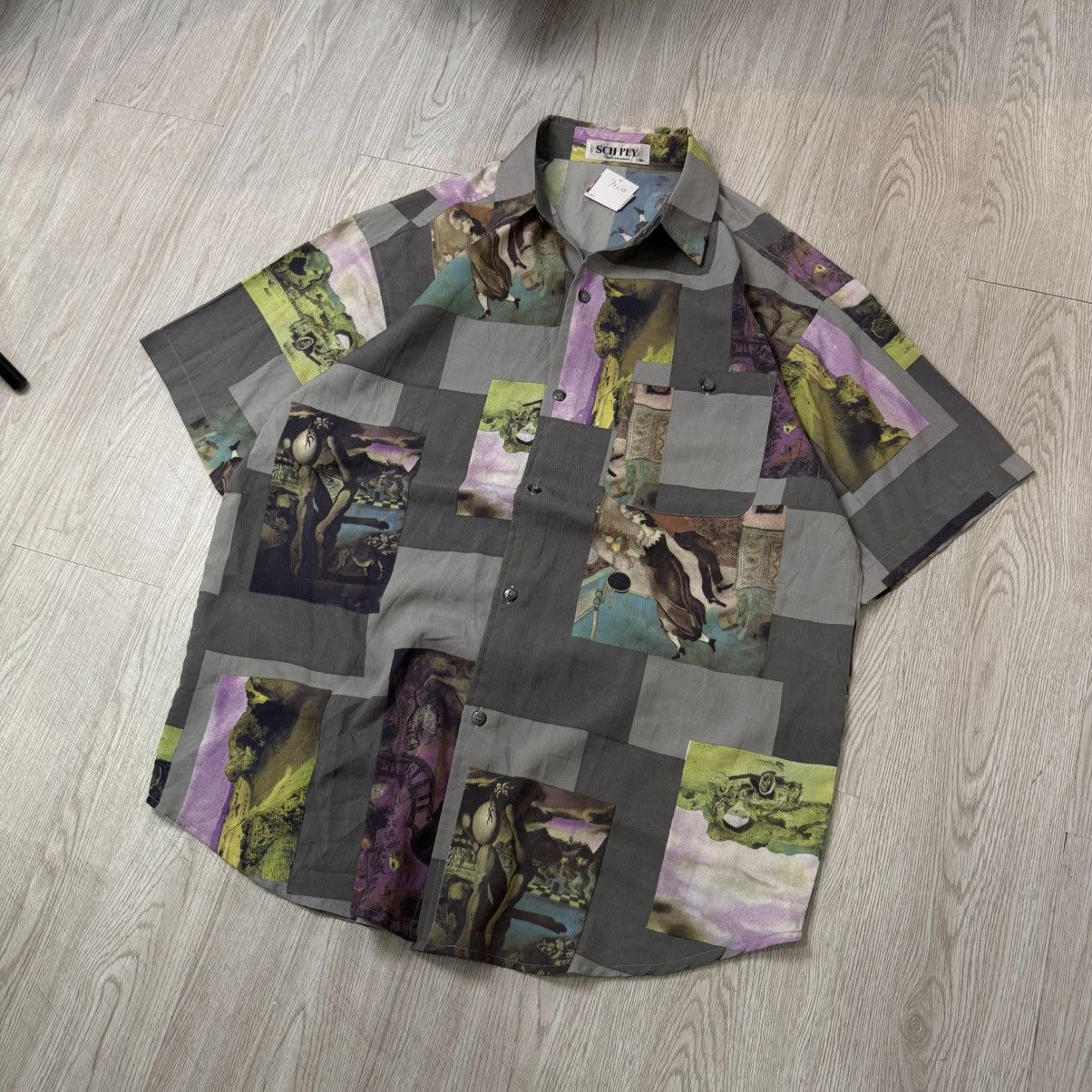 Vintage Vintage SCH pey surealis pattern shirt Size US XL / EU 56 / 4 - 2 Thumbnail