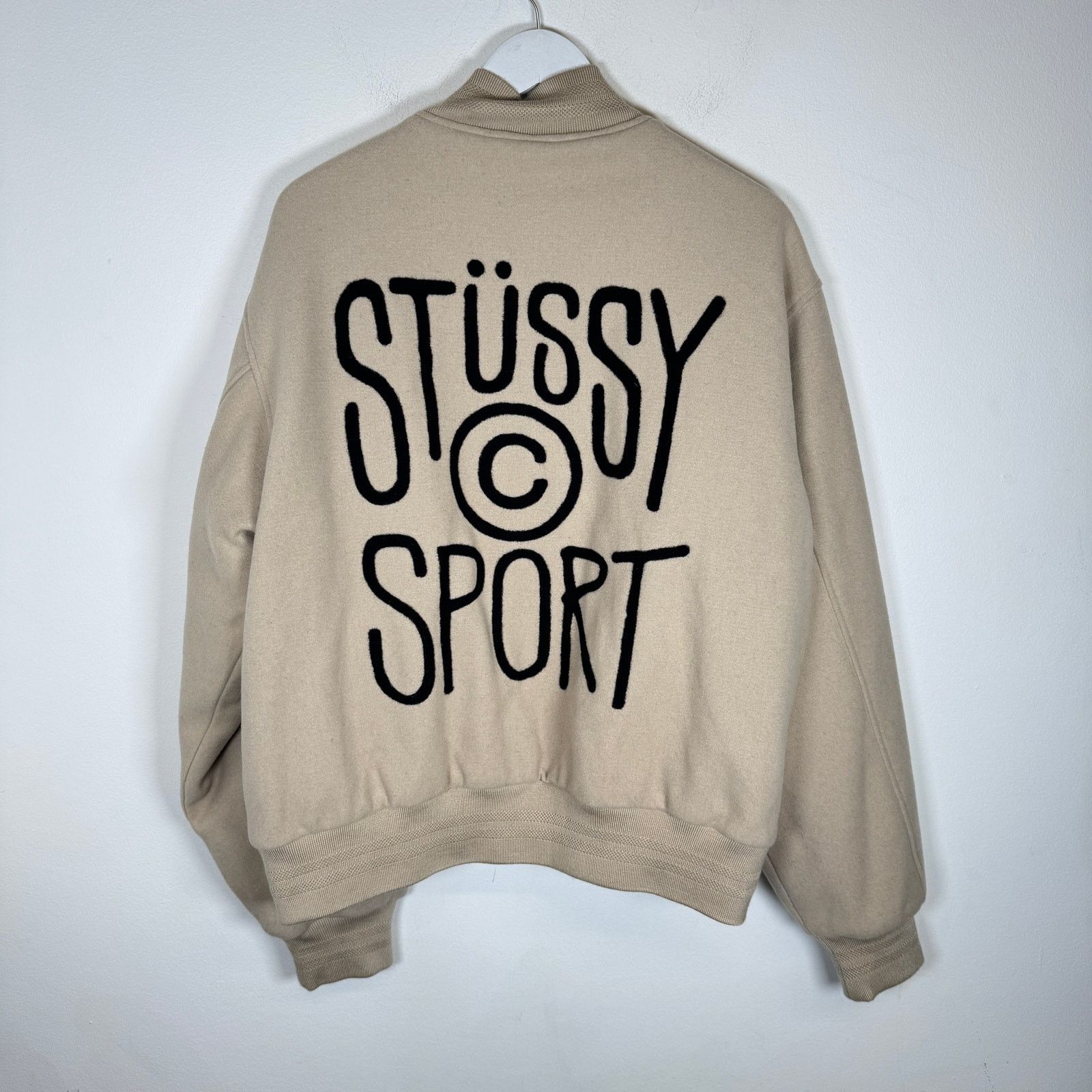 ジャケット・アウター Stussy MELTON VARSITY JACKET SIZE L Stussy S Talk Melton Varsity Jacket – SANGKIL