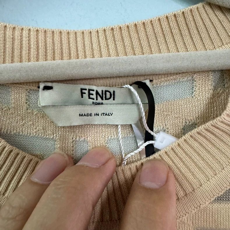Fendi Fendi Full-print knitwear Size US XXS / EU 40 - 3 Thumbnail